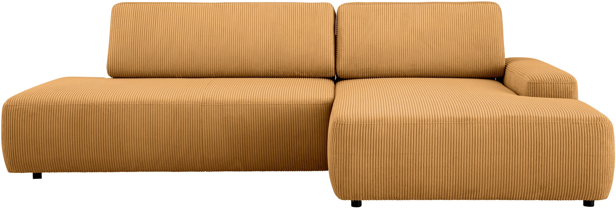 Home affaire Ecksofa »TORGE, Schlafsofa Cord, Samtvelours u. Strukur fein, günstig online kaufen