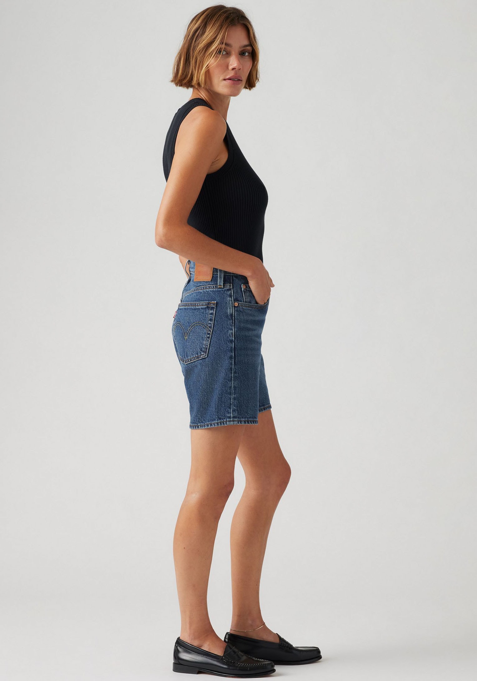 Levi's® Shorts »501MID THIGH SH«, Sommerhose Denim/Jeans in Baumwollqualität