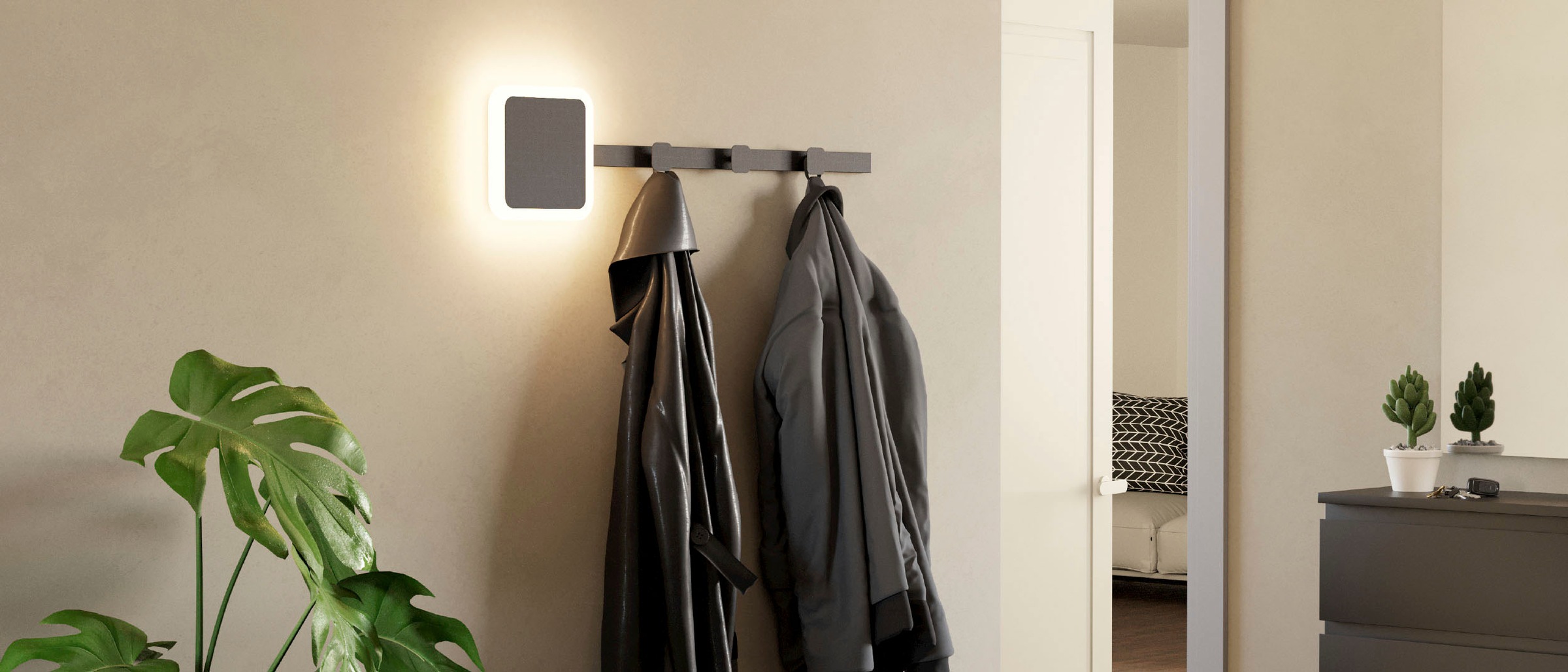 EGLO Deckenleuchte »CARTIGNANO«, Leuchtmittel LED-Modul | LED fest integriert, Deckenleuchte in schwarz aus Stahl - 7,8W - Warmweiß