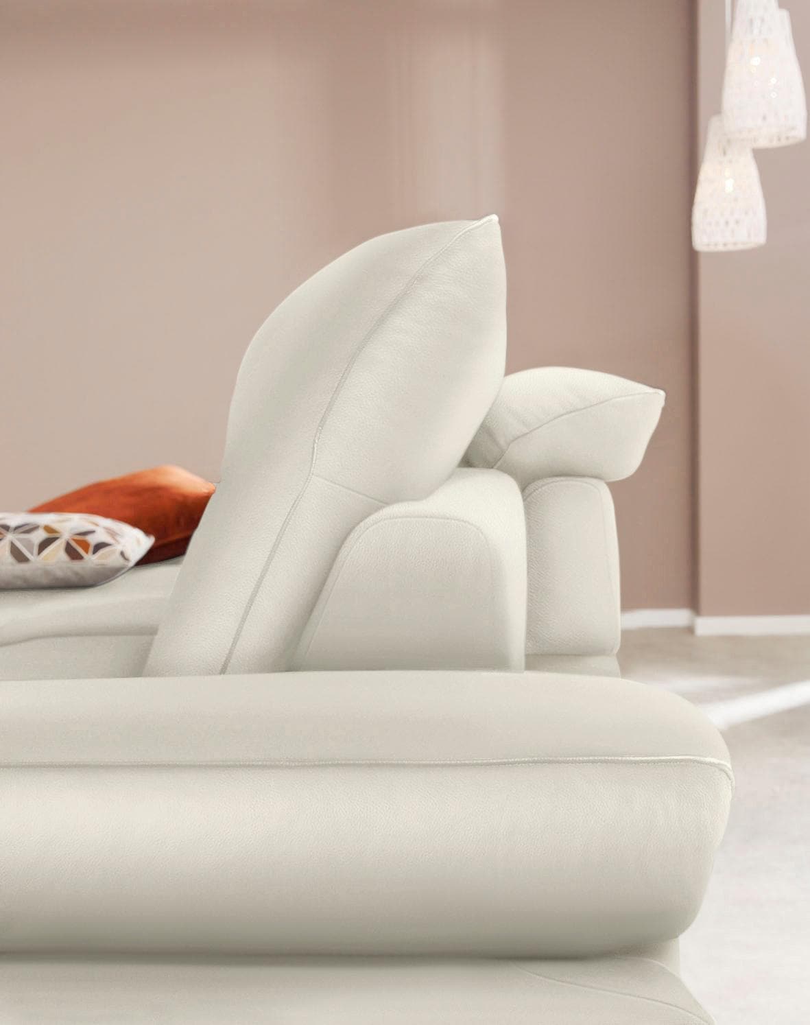 W.SCHILLIG Ecksofa »enjoy&MORE, Designsofa, elegant und bequem, L-Form«, Sitztiefenverstellung, Füße schwarz pulverbeschichtet, Breite 294 cm