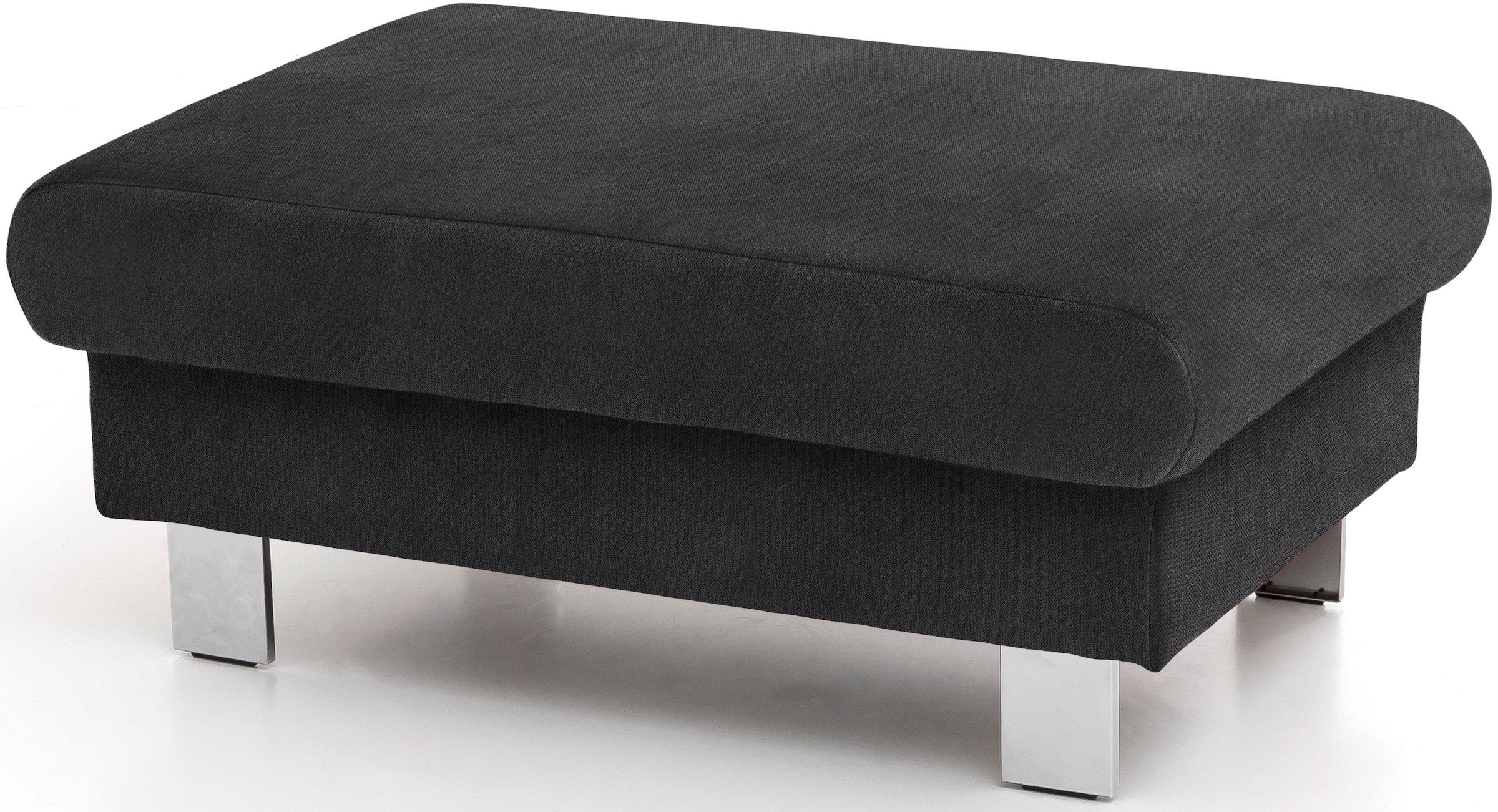 COTTA Polstergarnitur »Komaris L-Form«, (Set), Set bestehend aus: Ecksofa mit Kopfteilverstellung & Hocker