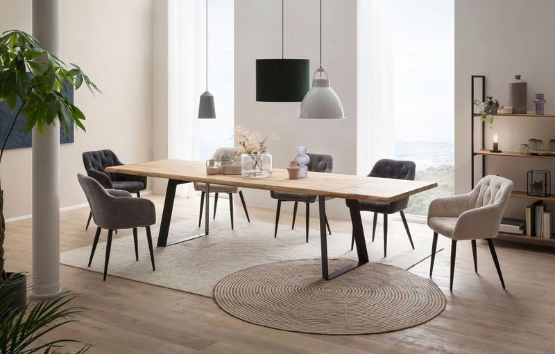 Home affaire Esstisch »Hudson«, erweiterbar durch Ansteckplatte Hudson günstig online kaufen