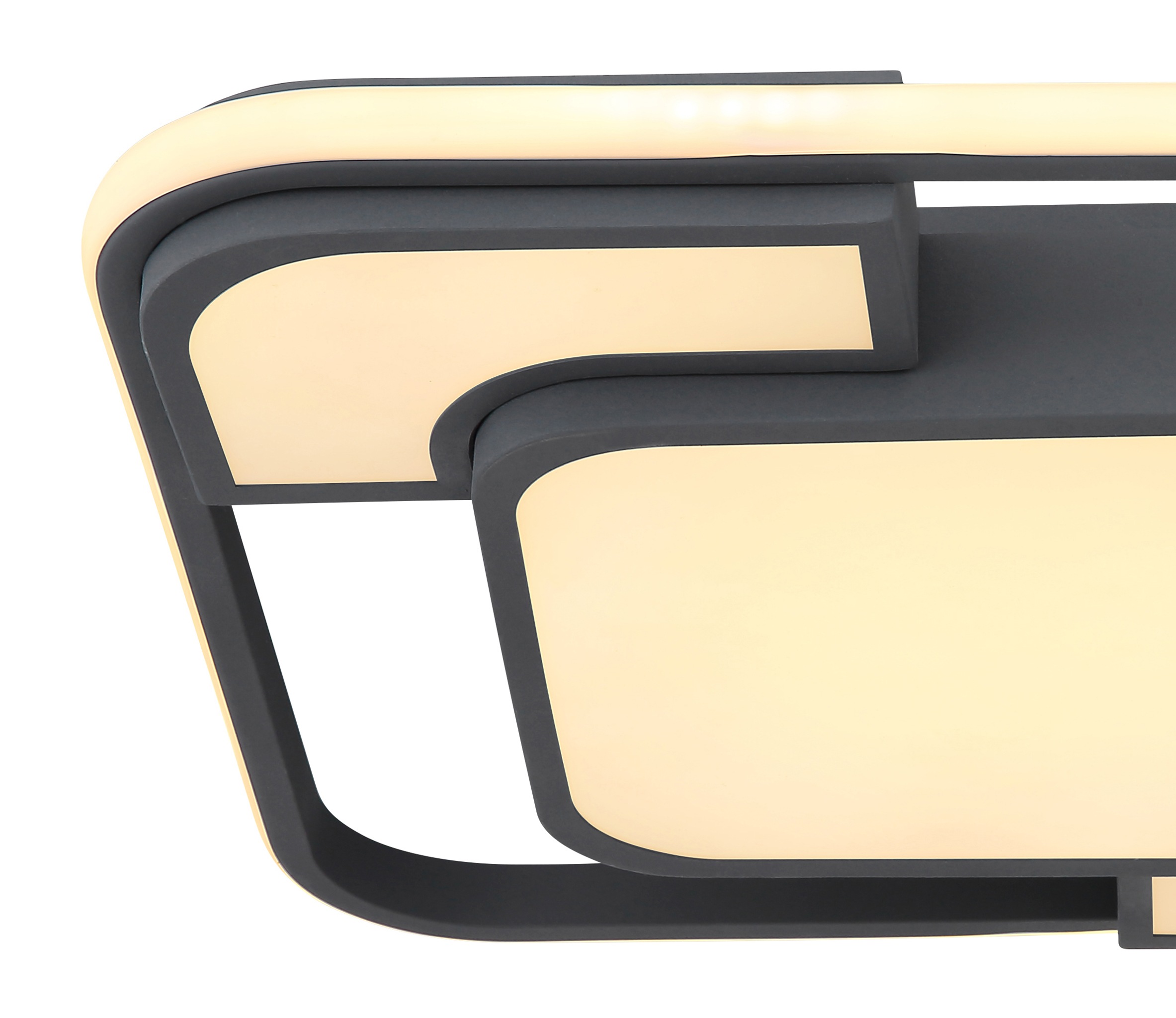 GLOBO LIGHTING LED Deckenleuchte »NIRRA« LED-Modul Warmweiß Deckenlampe/Wohnzimmer/Schlafzimmer/modern