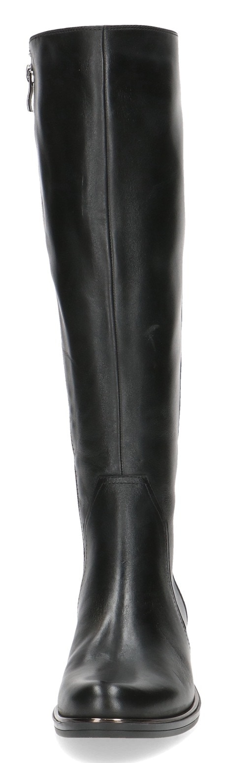 Caprice Stiefel, Blockabsatz, Langschäfter, Businessstiefel in bequemer Weite
