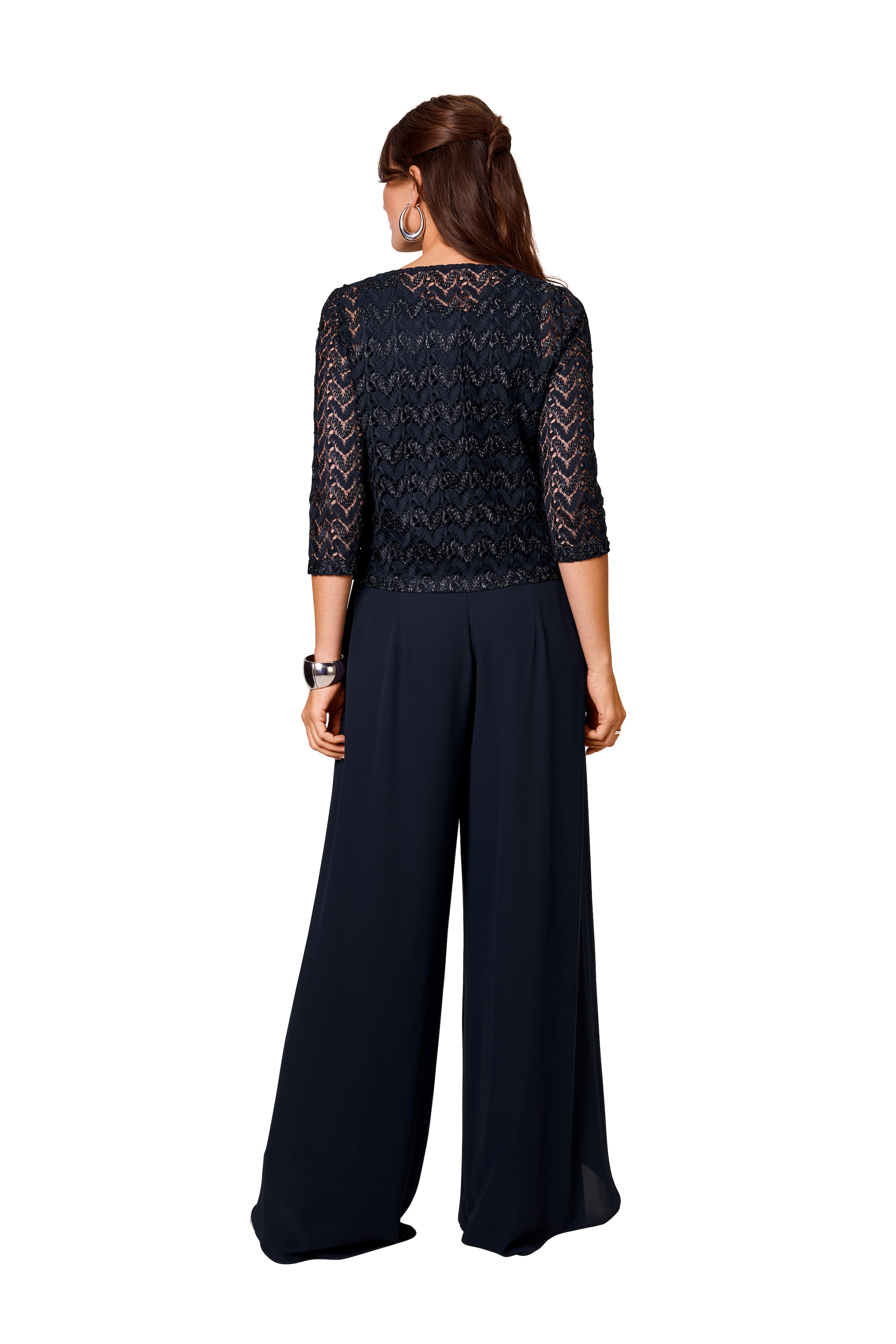 HERMANN LANGE Collection Jumpsuit, mit weiter, schwingender Hose aus Chiffon