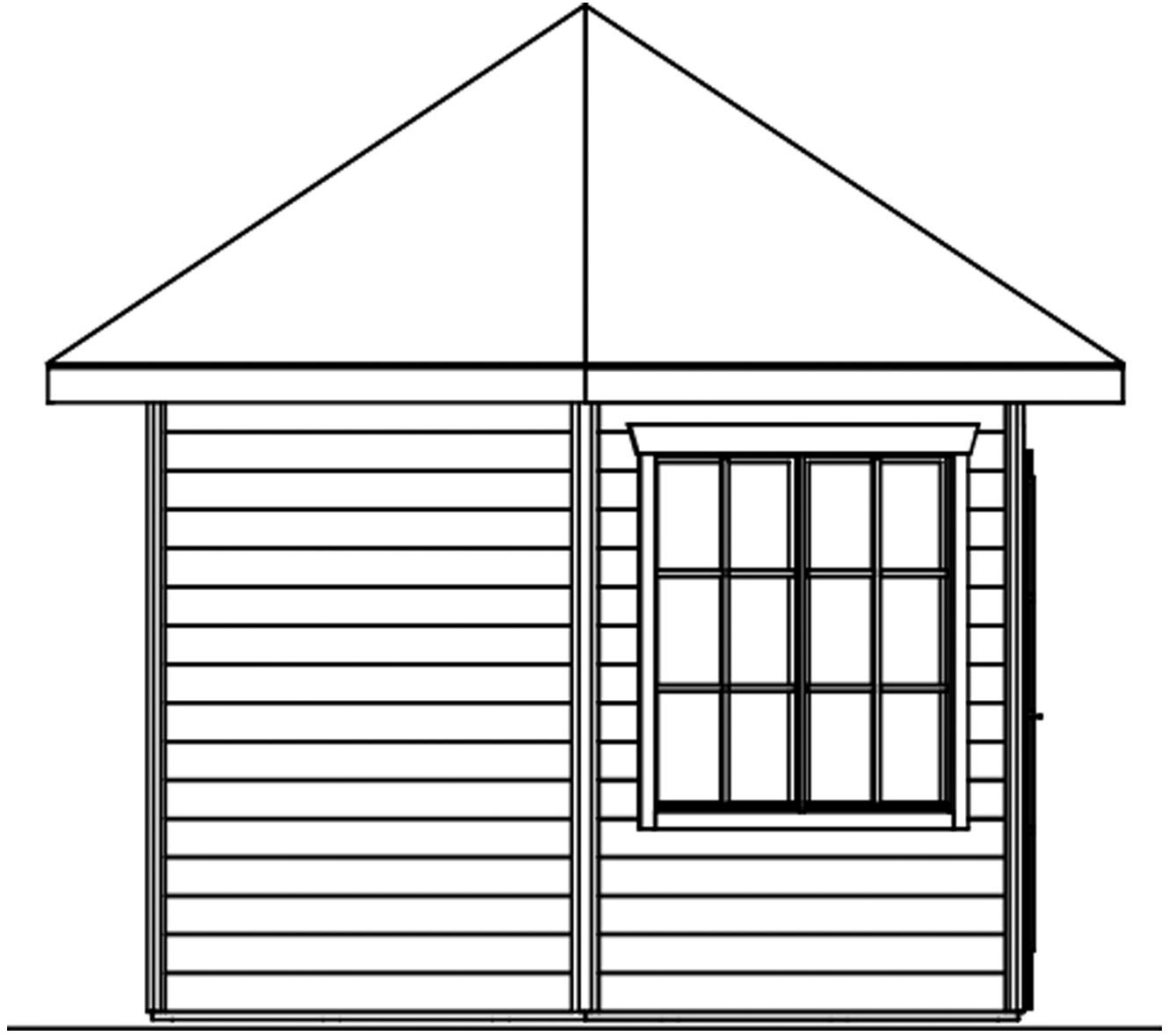 Skanholz Holzpavillon »Almelo«, 350 x 303cm