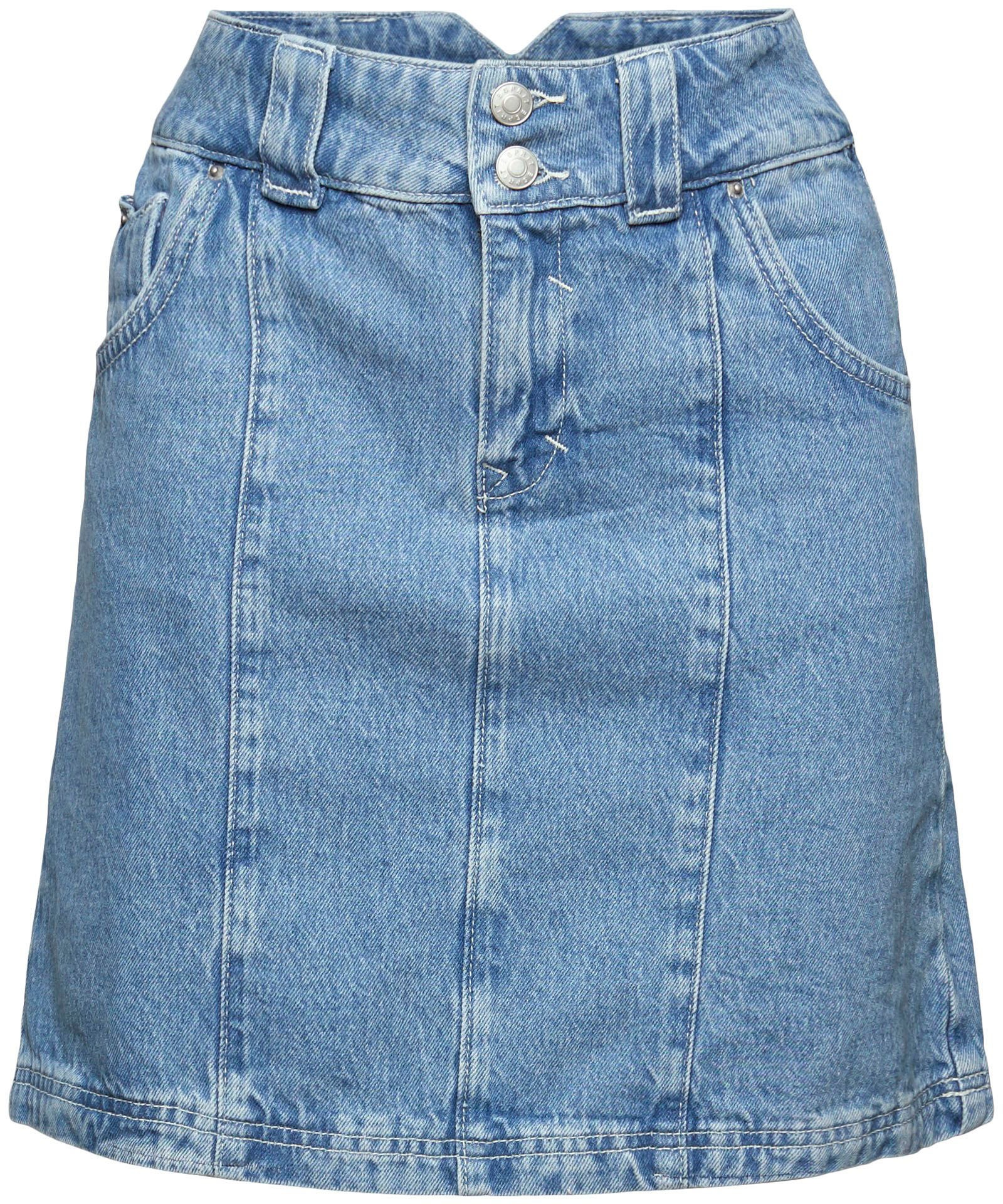 3. Bild von Esprit Jeansrock, mit breitem Bund mit 2 Knöpfen