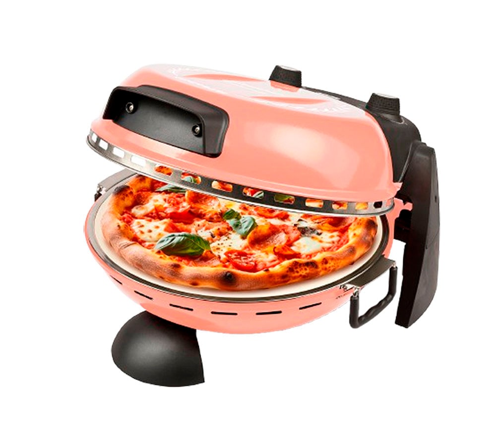 G3Ferrari Pizzaofen »G3Ferrari Delizia G1017715 coral passion - Special Edition«, bis 400°C mit feuerfestem Wende-Pizzastein