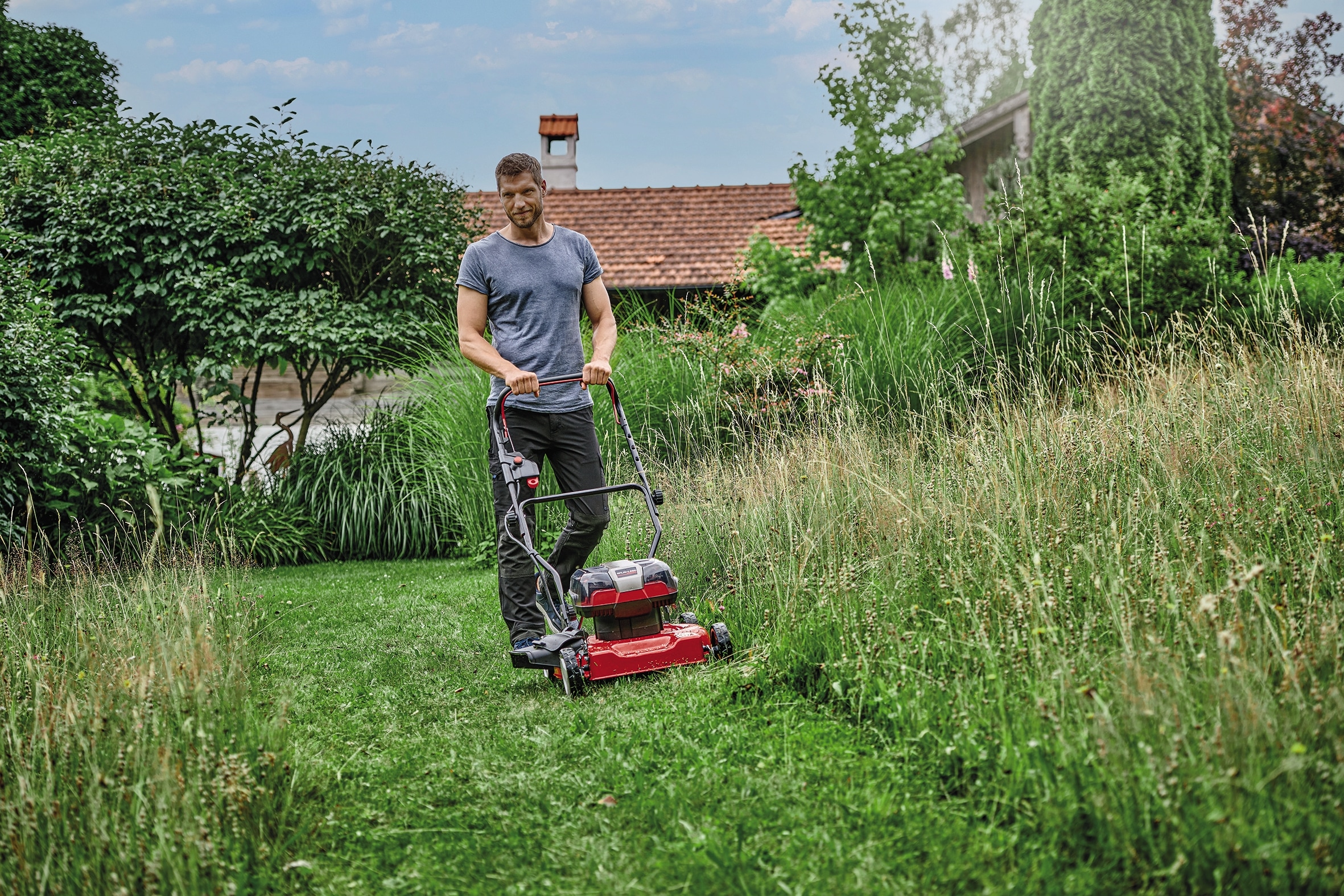 Einhell Akkurasenmäher »GE-CM 36/48 Li M-Solo«, ohne Akku und Ladegerät