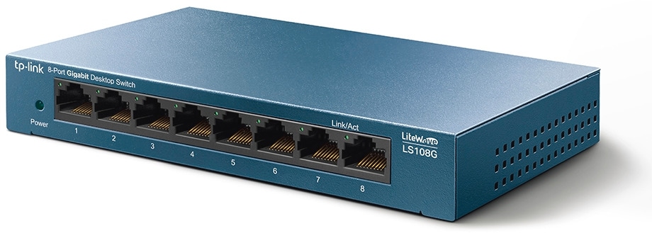 TP-Link Netzwerk-Switch »LS108G LiteWave 8-Port Gigabit Desktop Switch«, (1 St.)
