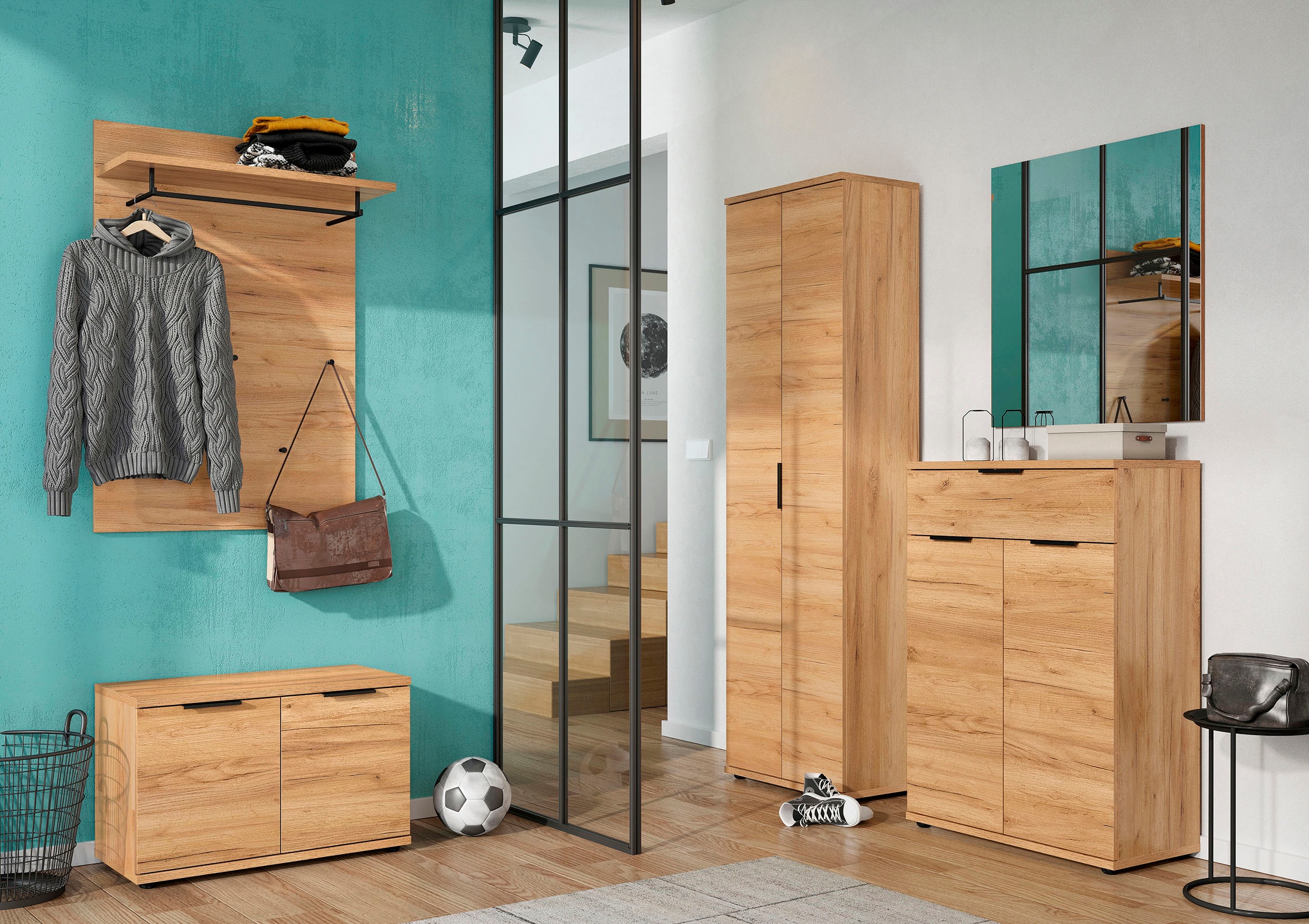 GERMANIA Garderoben-Set »GW-Fremont« Set, 5 Stk. tlg. günstig online kaufen