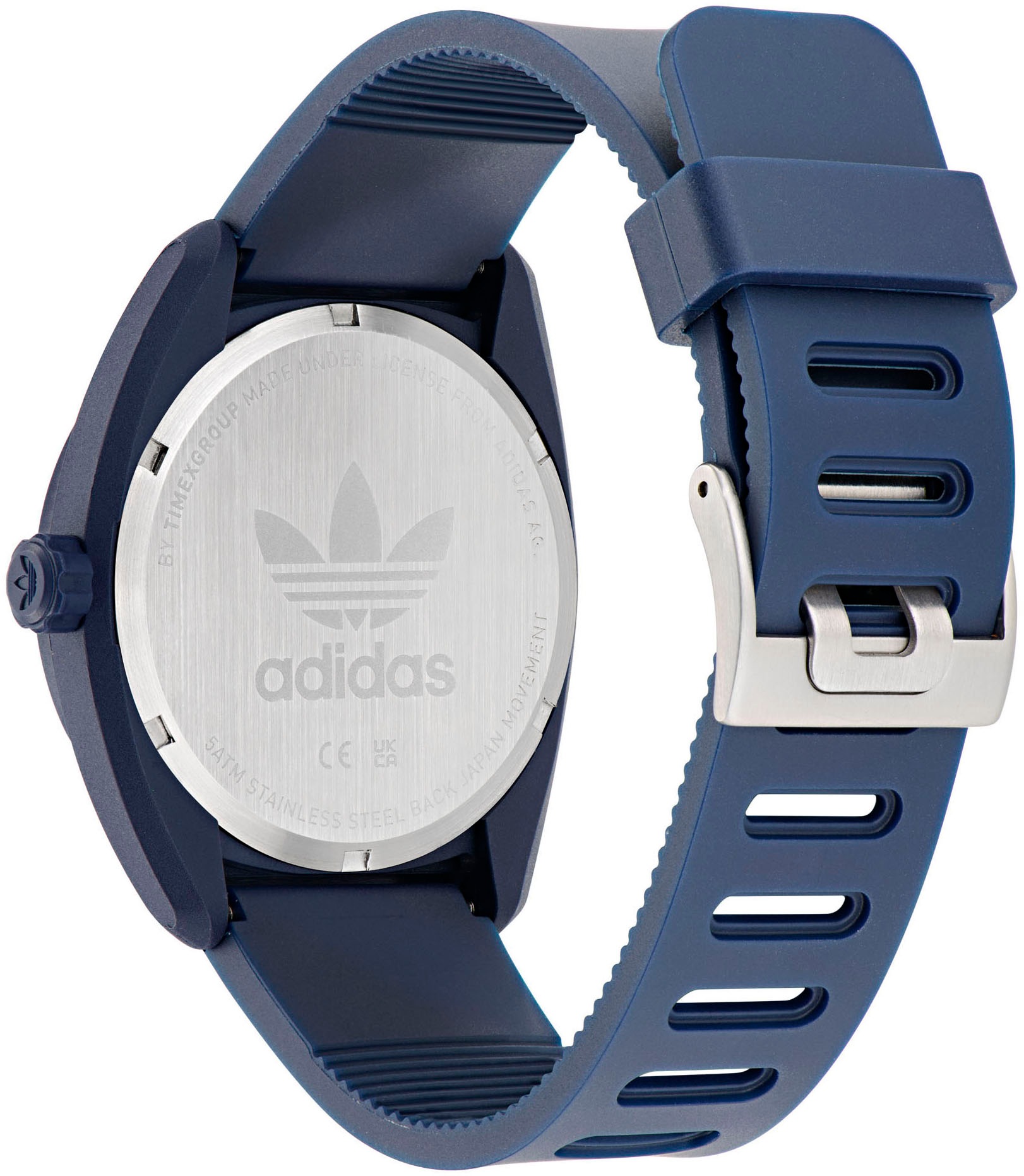adidas Originals Quarzuhr »PROJECT THREE«, Armbanduhr, Damenuhr, Herrenuhr, analog, Silikonarmband