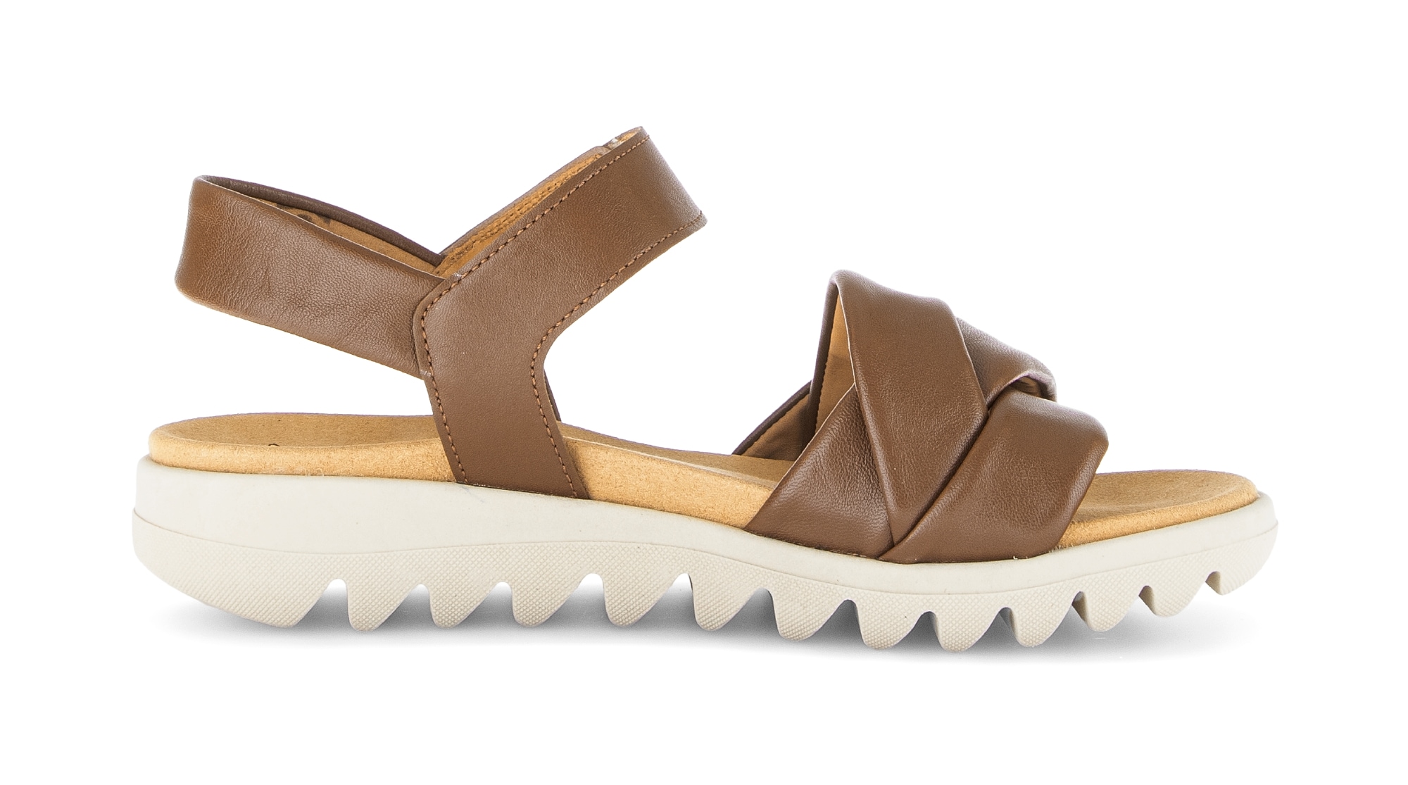 Gabor Riemchensandale  , Sommerschuh, Keilsandalette, Bequemschuh mit Klettverschluss
