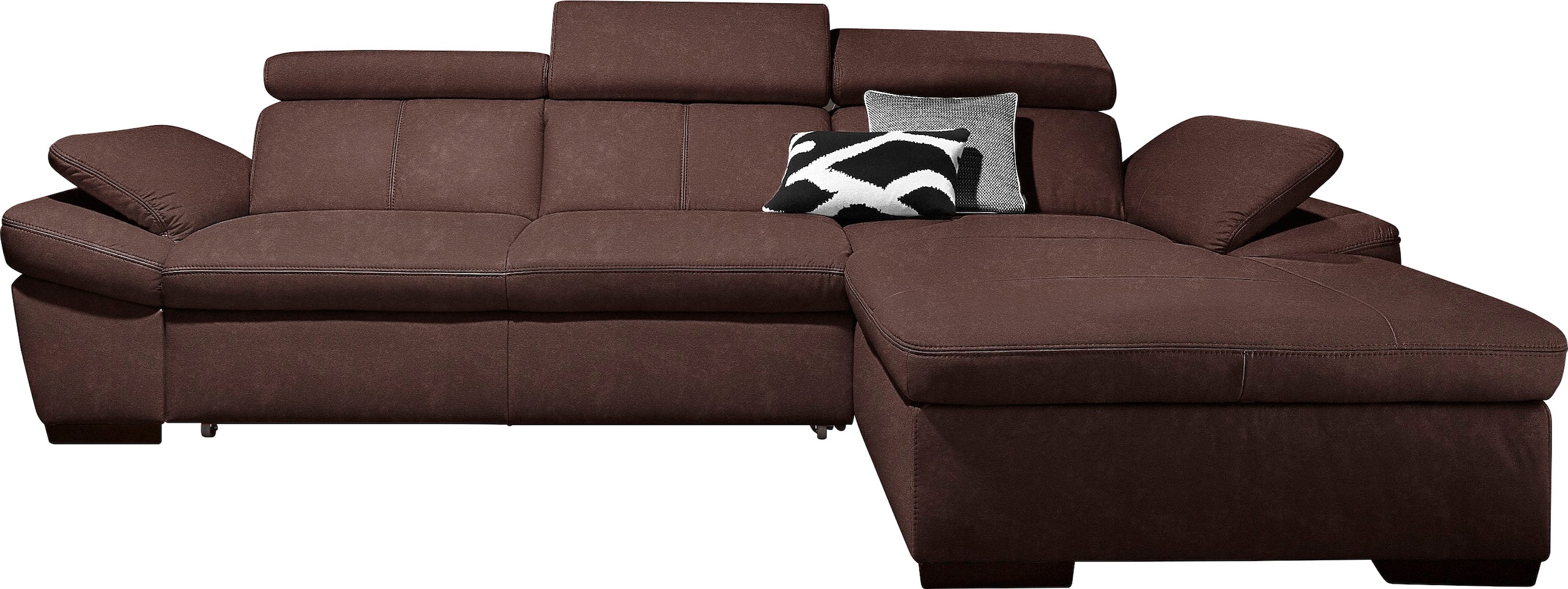 exxpo - sofa fashion Ecksofa »Salerno, Funktionssofa, Breite 280cm, hoher S günstig online kaufen