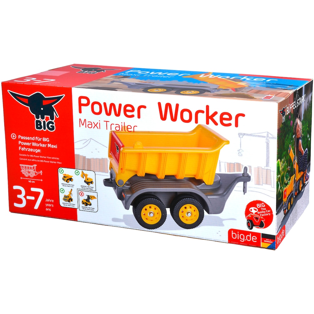 BIG Kinderfahrzeug-Anhänger »BIG Power Worker Maxi Trailer«