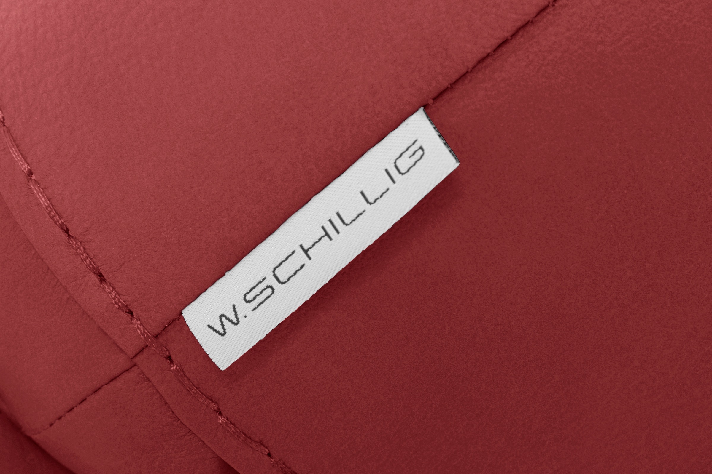W.SCHILLIG Hocker »montanaa«, mit Metallkufen in Silber matt, Breite 141 cm