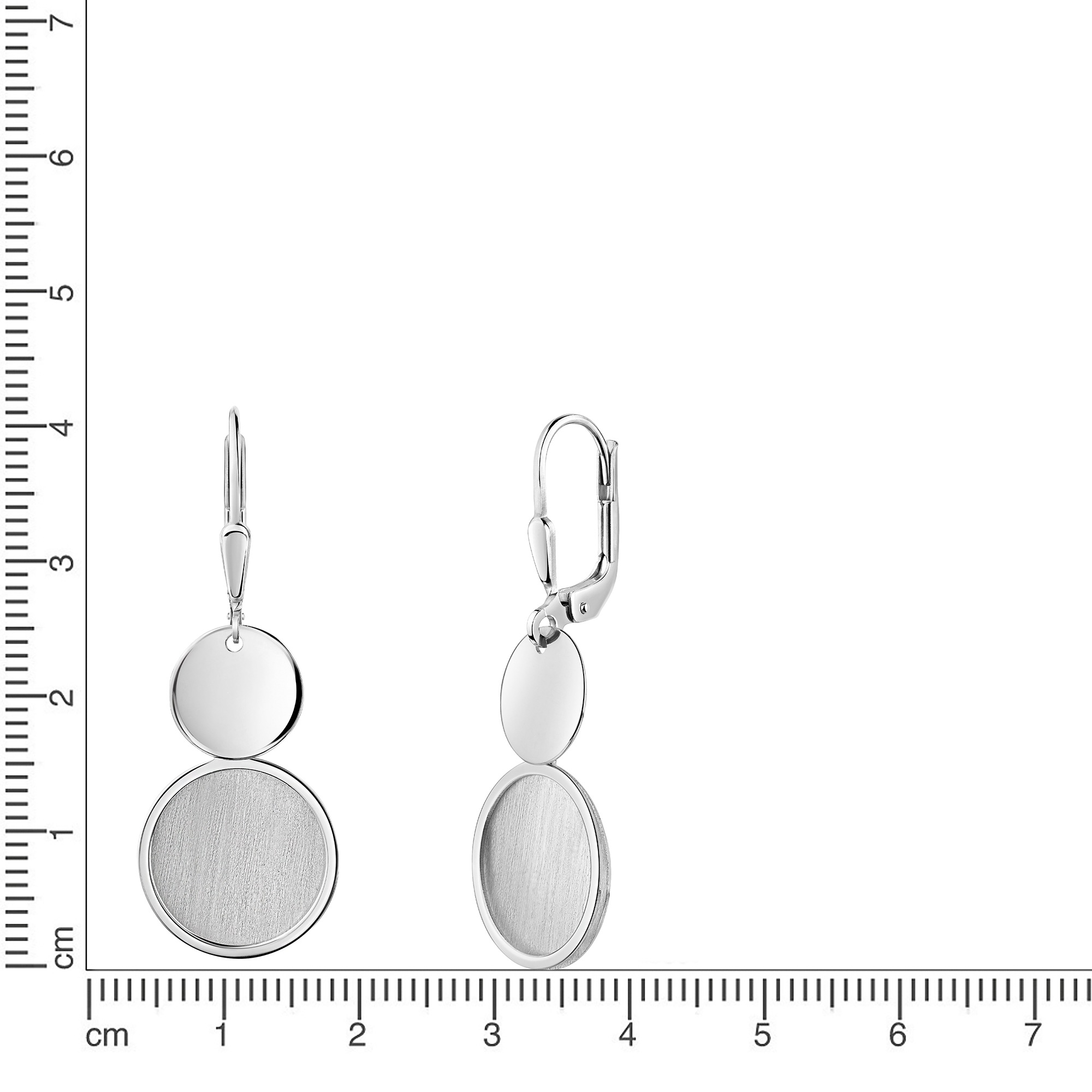 Firetti Paar Ohrhänger »Schmuck Geschenk Silber 925 Ohrschmuck Ohrringe Kreise«