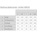 TOM TAILOR Unisex-Bademantel »Wellness«, (1 St.), in toller Hoch/Tief-Webtechnik