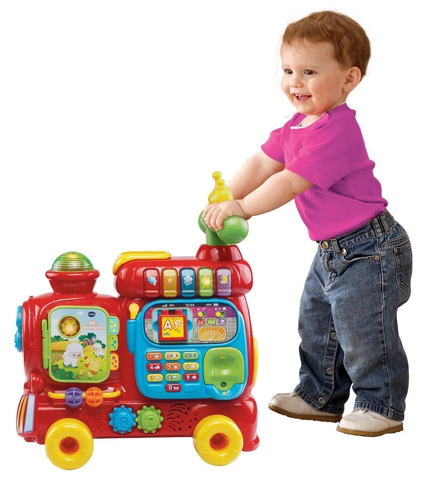 Vtech® Spielzeug-Eisenbahn »VTechBaby, ABC-Eisenbahn«, (15 tlg.)