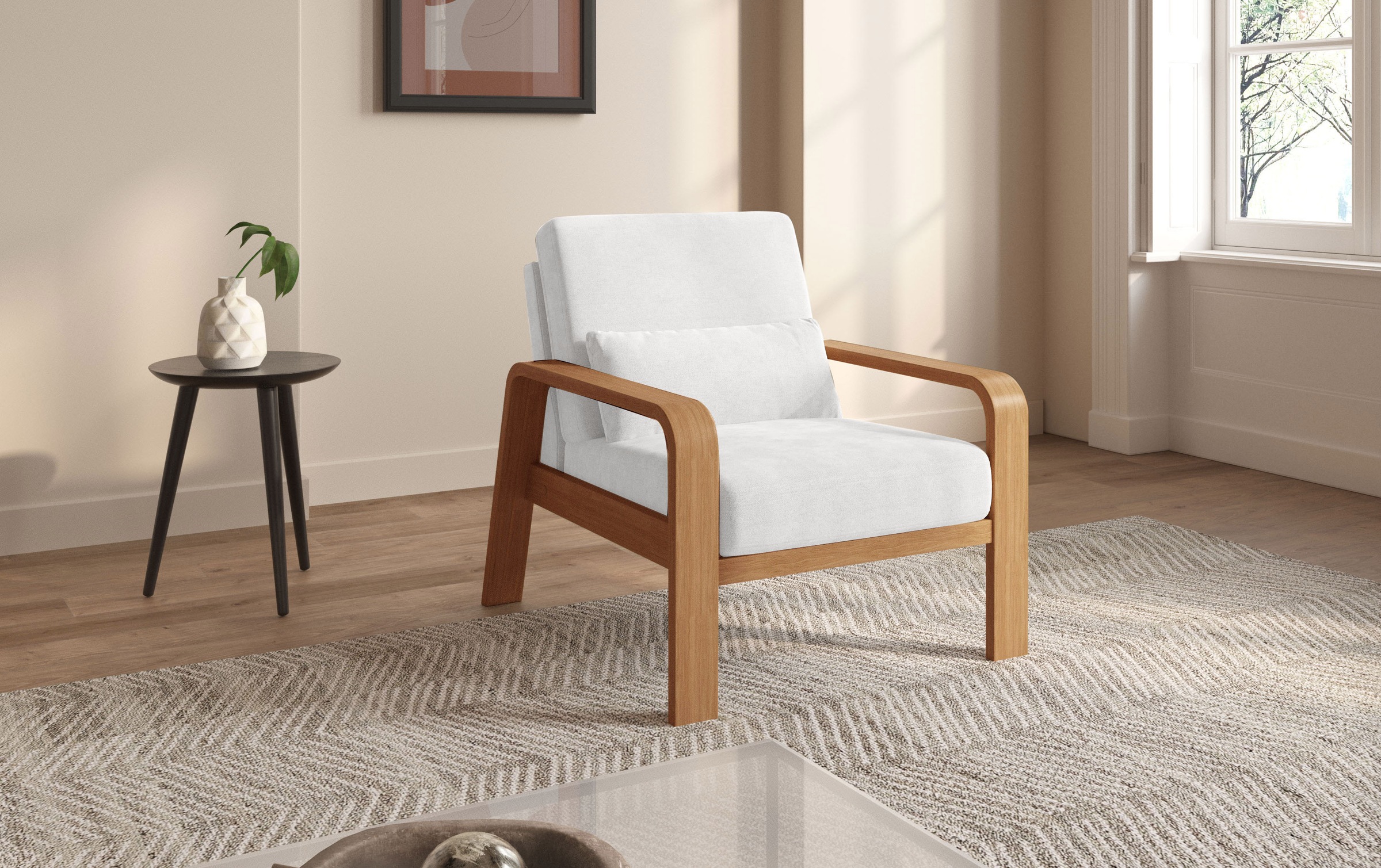 sit&more Sessel »Kolding«, Armlehnen aus eichefarbigem Buchenholz, verschie günstig online kaufen