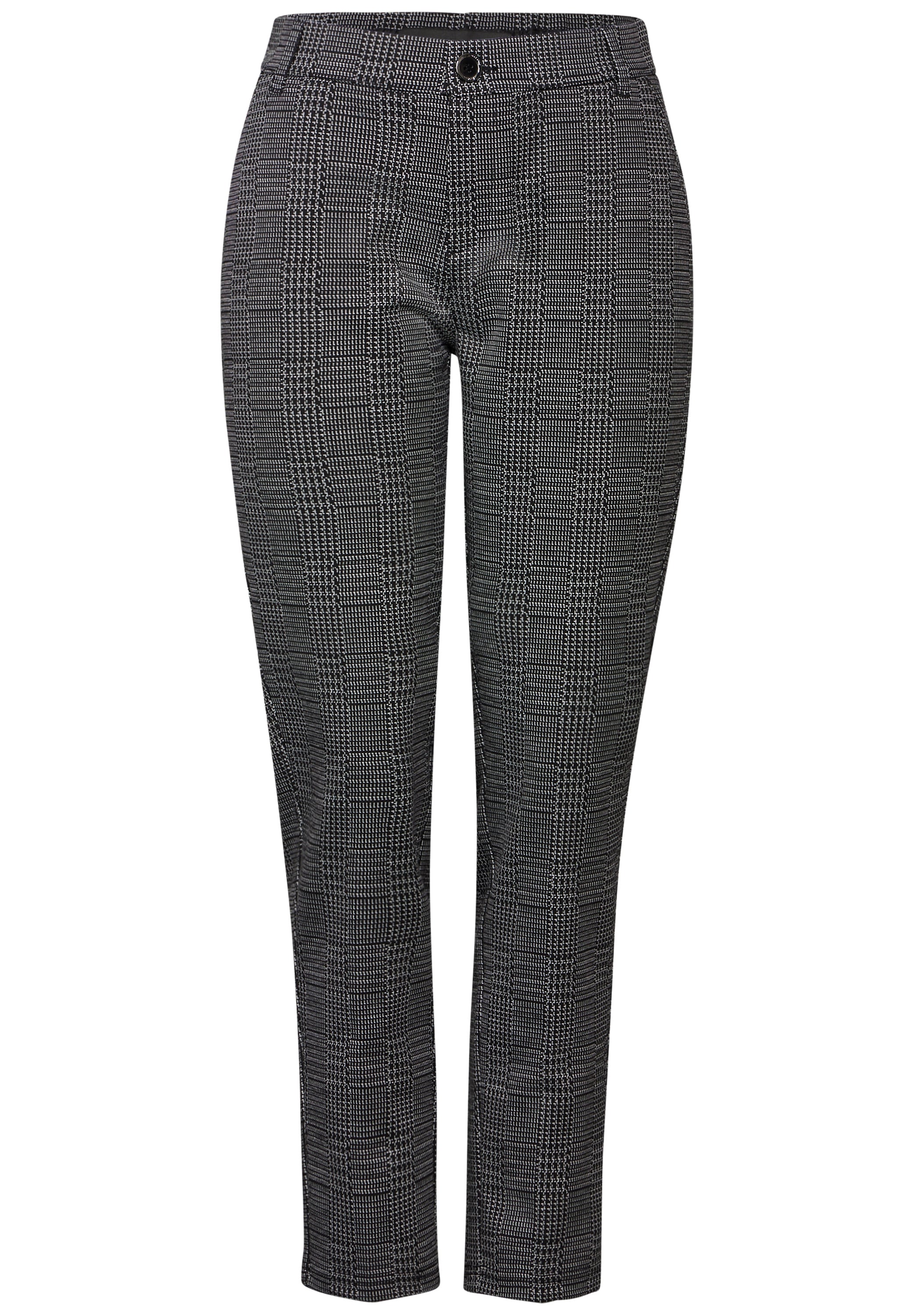 STREET ONE Chinohose »Style Chino Check«, kariert