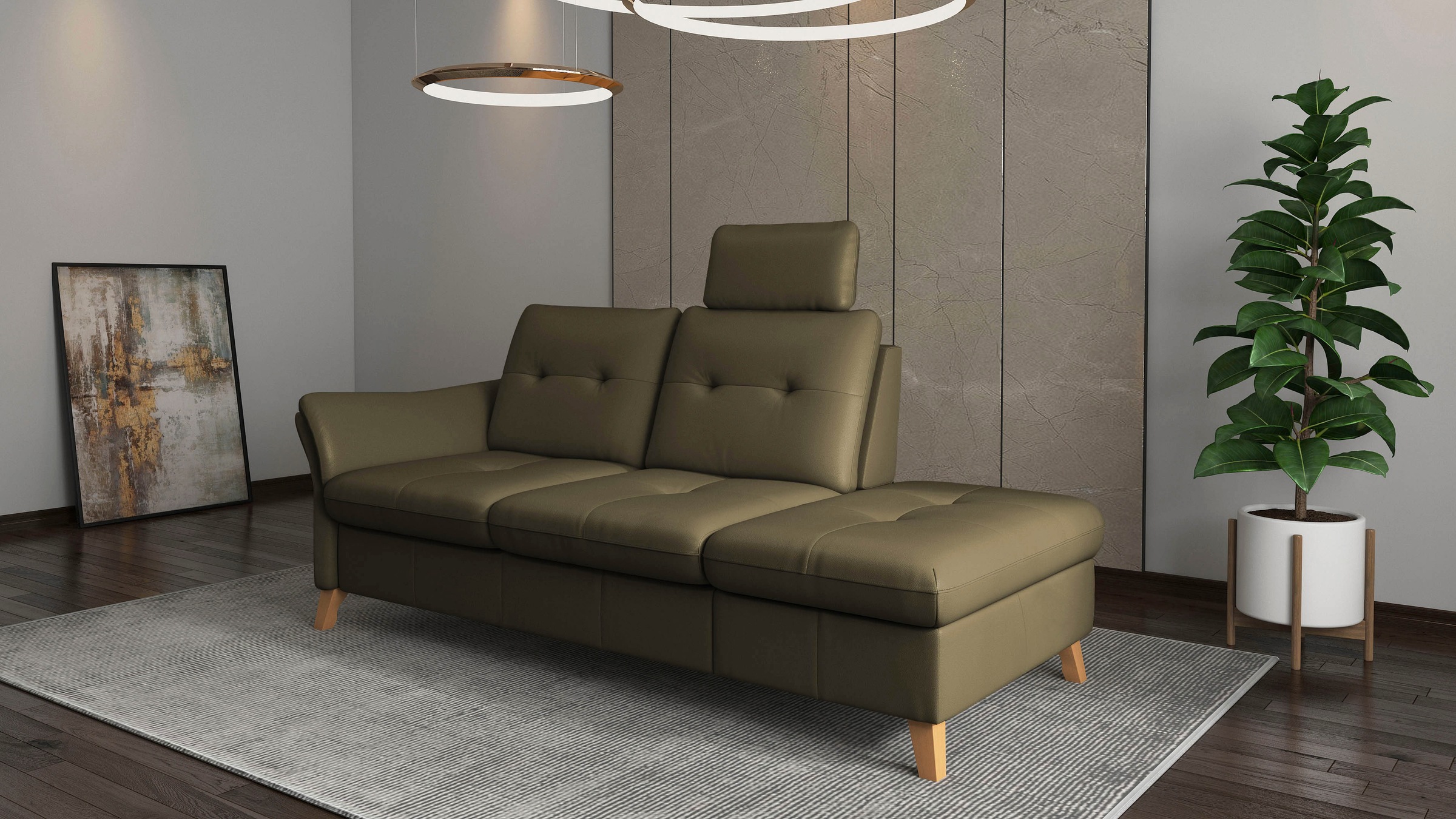 sit&more Recamiere "Göteborg" inklusive Federkern günstig online kaufen