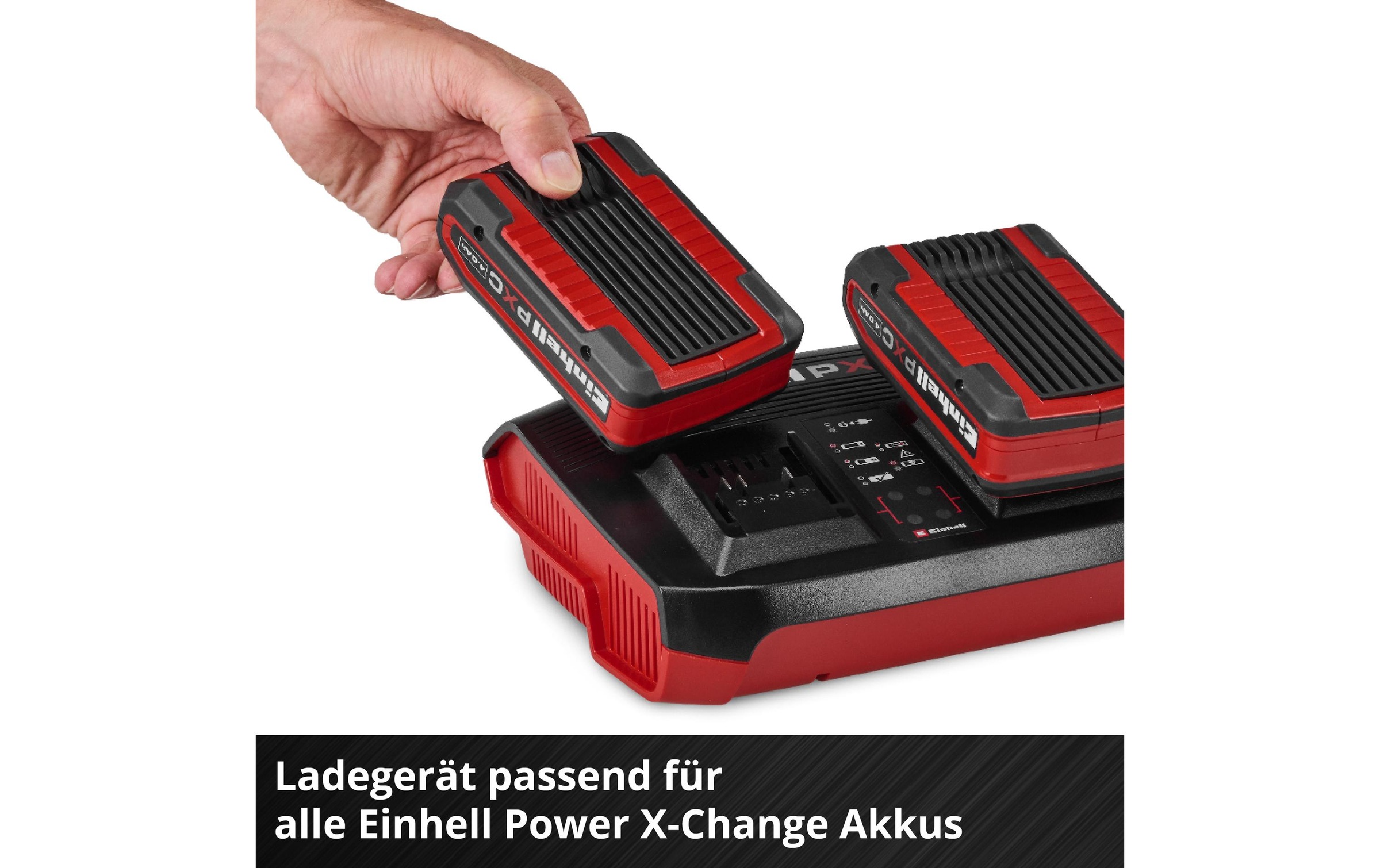 Einhell Universal-Ladegerät »Power-X-Twincharger 4 A« Ladezeit (min): 25