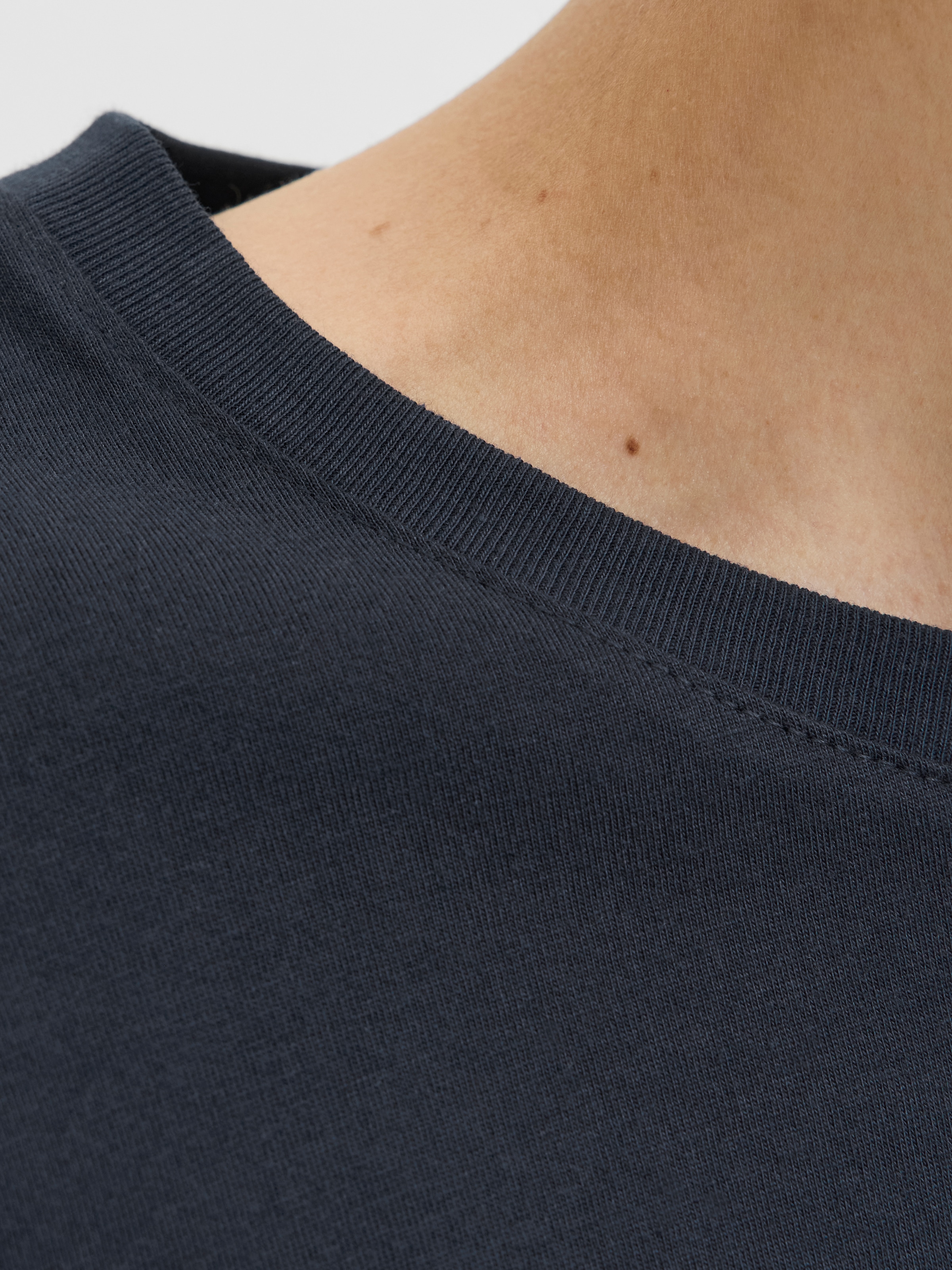 Jack & Jones Rundhalsshirt »JJEORGANIC BASIC TEE LS O-NECK NOOS«