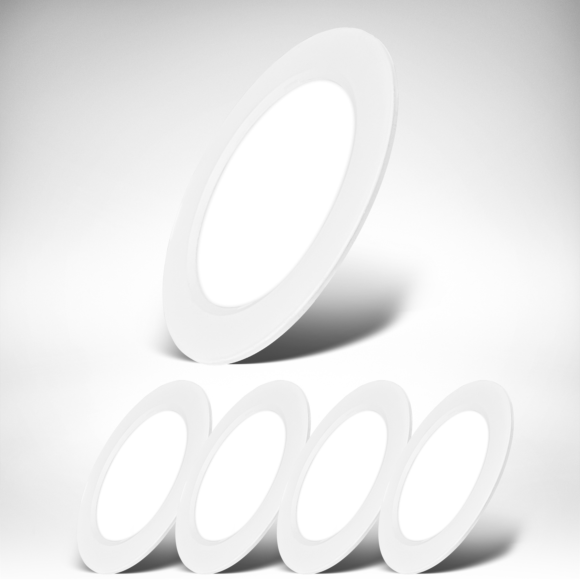B.K.Licht LED Einbauleuchte »BK_EL1619«, 5er Set, ultraflach, LED fest inte günstig online kaufen