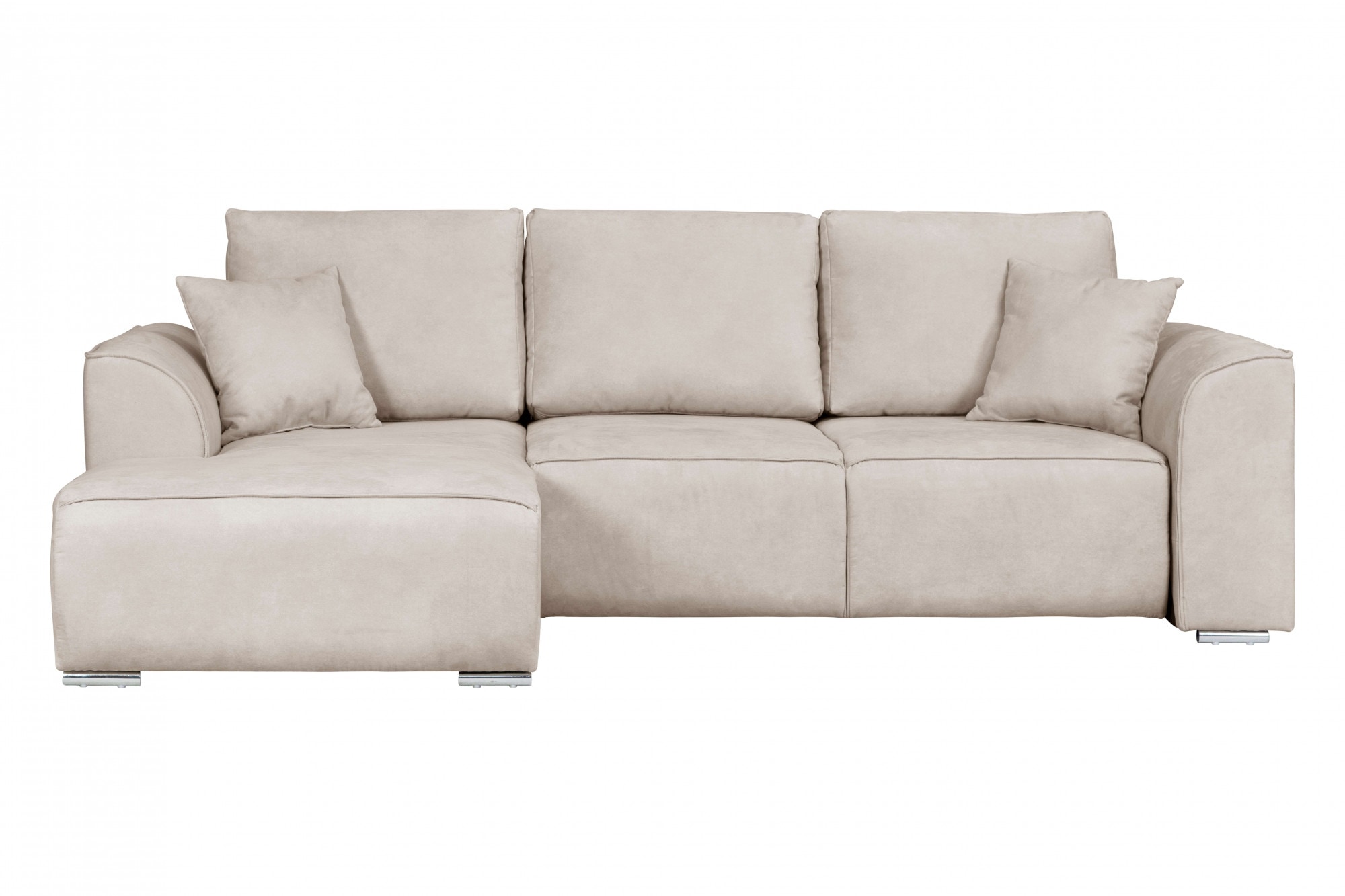 INOSIGN Ecksofa »BEATRICE optionale Schlafsofa mit Bettkasten, B/T/H: 265/170/86 cm«, L-Form, wahlweise auch mit Bettfunktion und Bettkasten