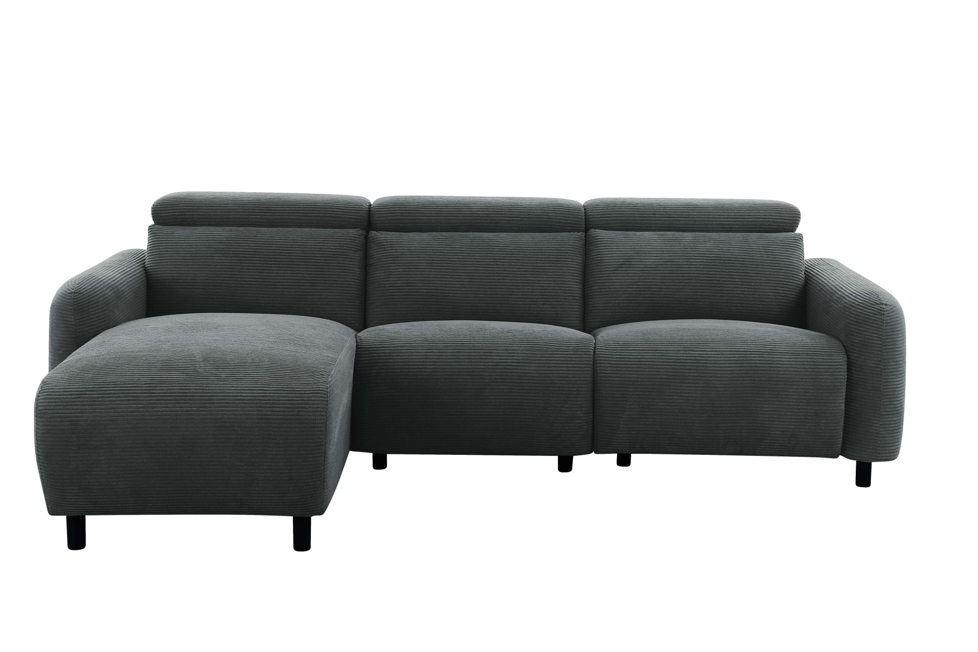 Home affaire Ecksofa »SKAANE in Cord, L-Form, 274 cm, manuelle u. elektrisc günstig online kaufen