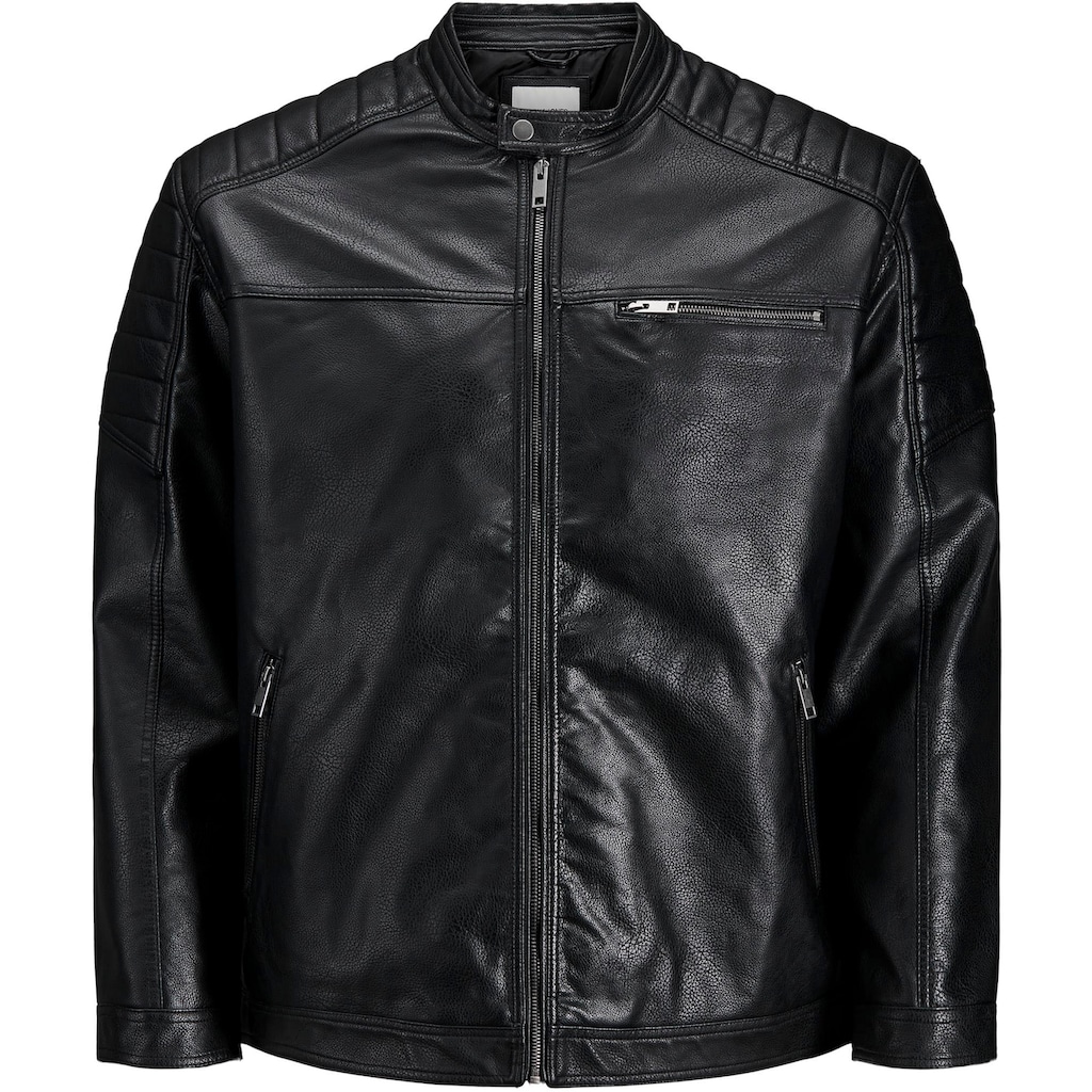 Jack & Jones PlusSize Bikerjacke »ROCKY JACKET«, bis Größe 6XL