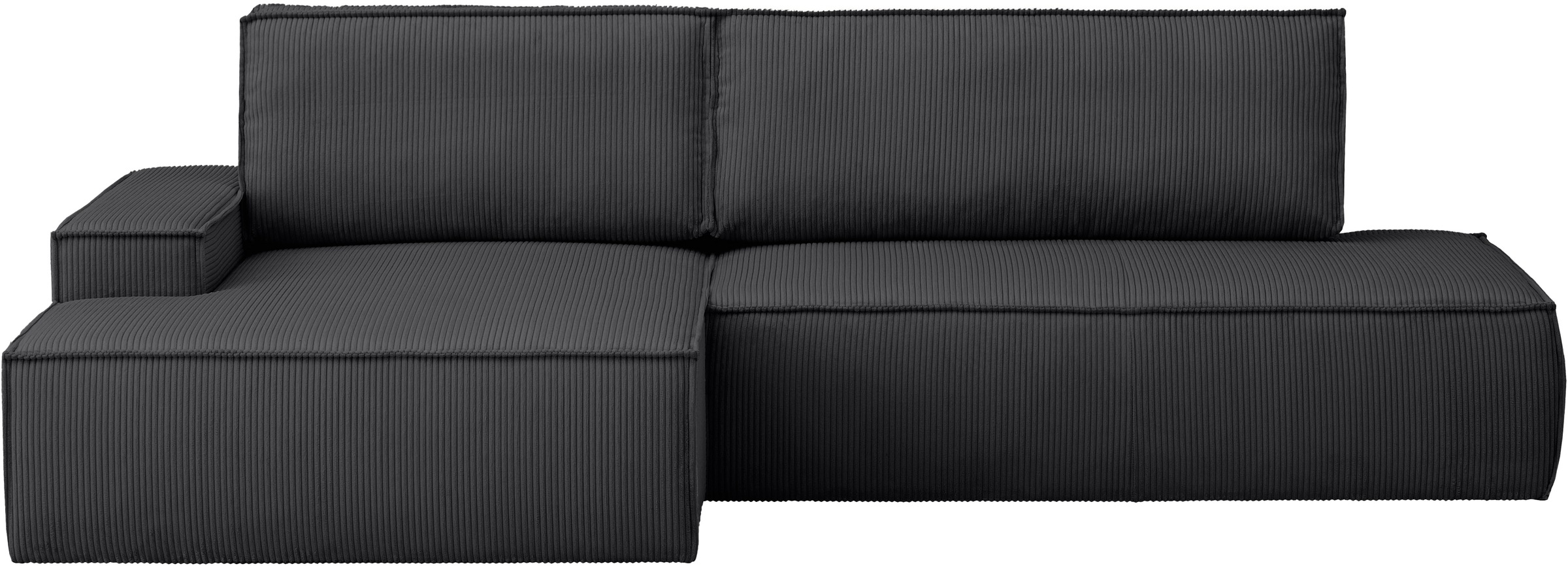 Home affaire Ecksofa »SHERWOOD, Schlafsofa in L-Form offen (275cm), Cord, L günstig online kaufen