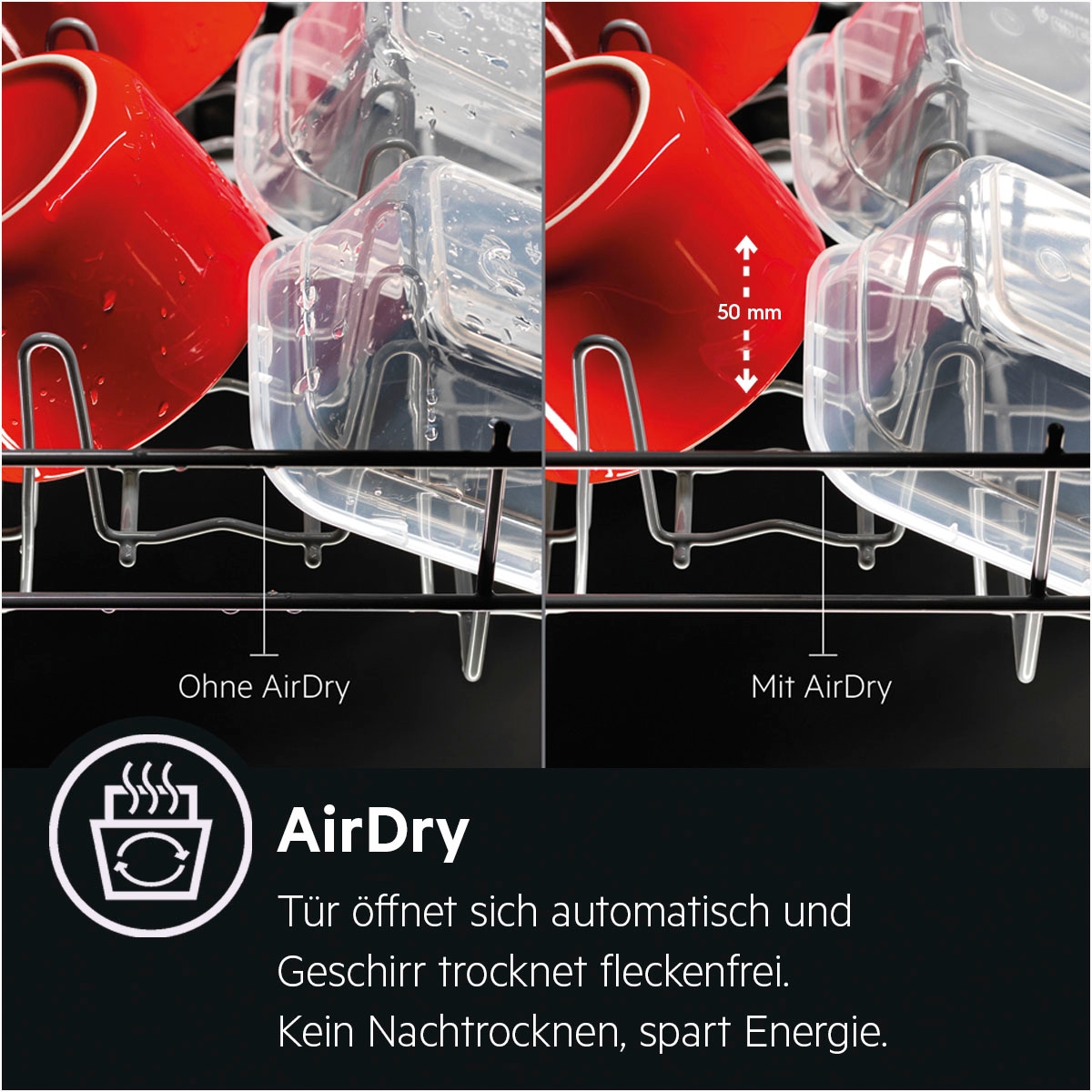 AEG teilintegrierbarer Geschirrspüler »FEE7341AZM«, FEE7341AZM