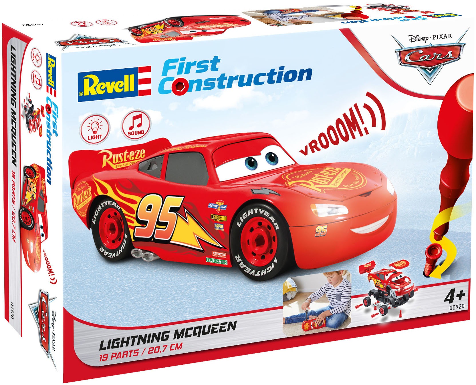 Revell® Modellbausatz »Revell First Construction, Lightning McQueen«, 1:20