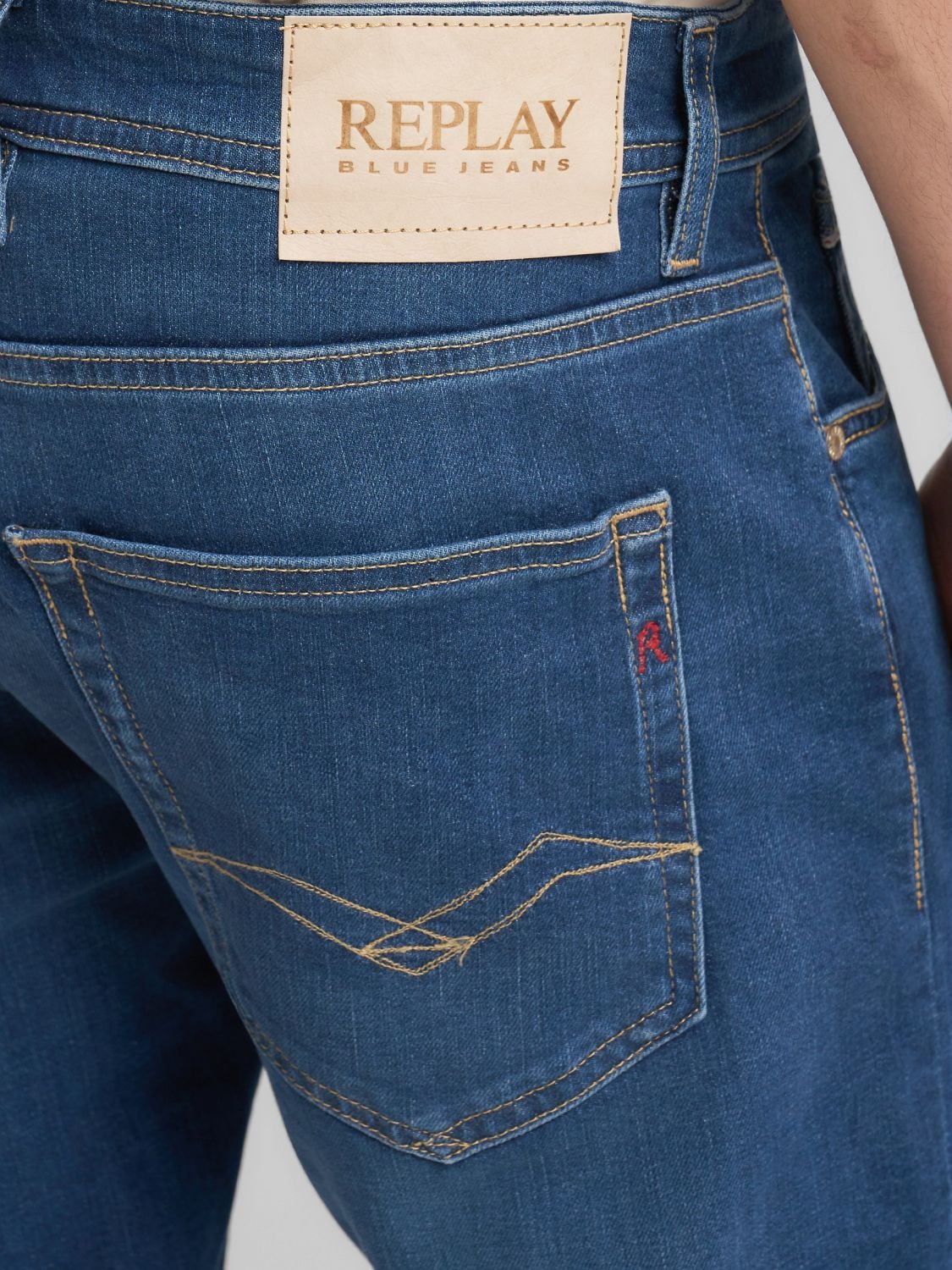 Replay Straight-Jeans »GROVER« in vielen verschiedenen Waschungen, mit Stretch