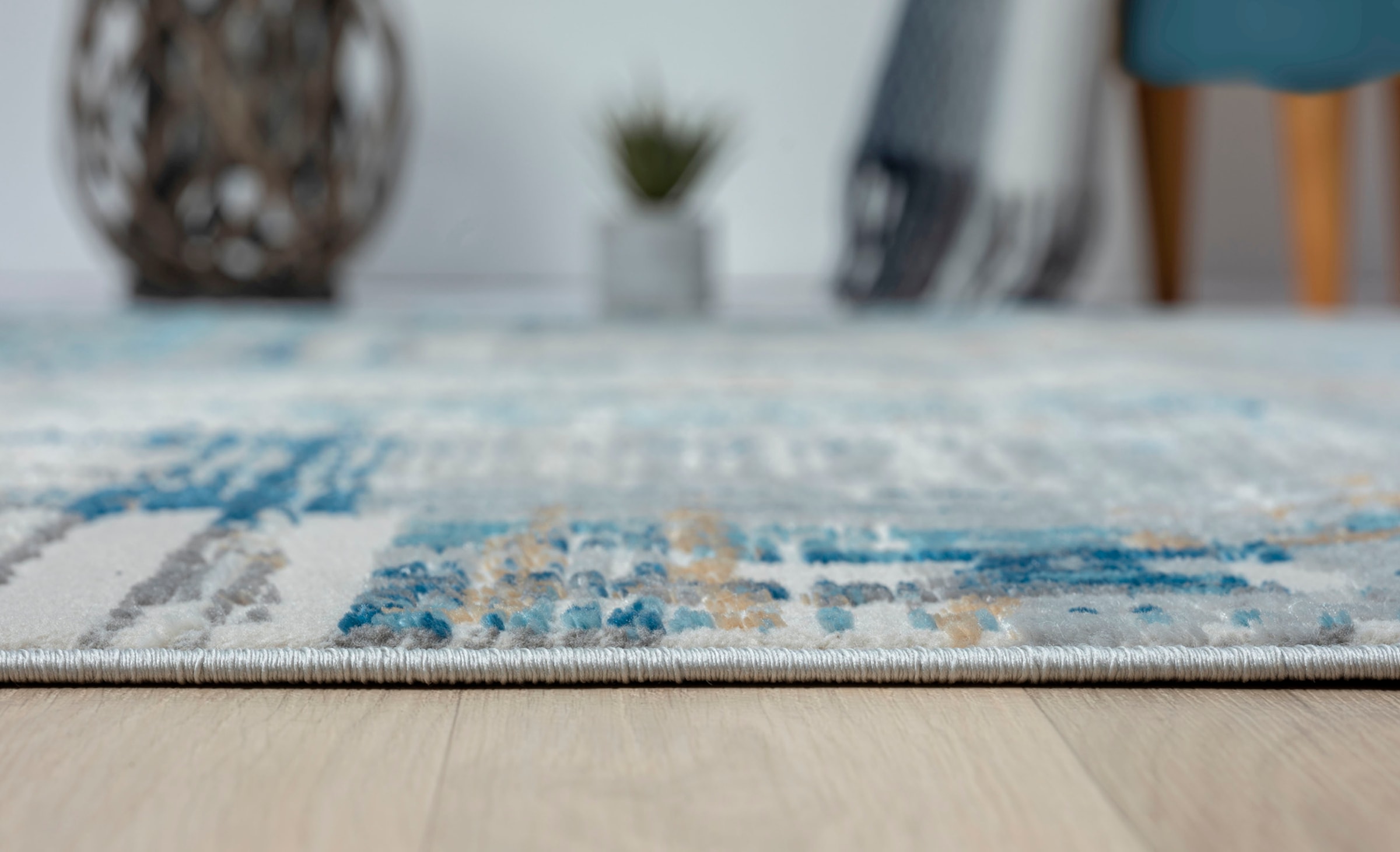 Myflair Möbel & Accessoires Teppich »My Stripes Lagerräumung«, rechteckig, 8 mm Höhe, Kurzflor, Retro-Design, besonders weich durch Microfaser