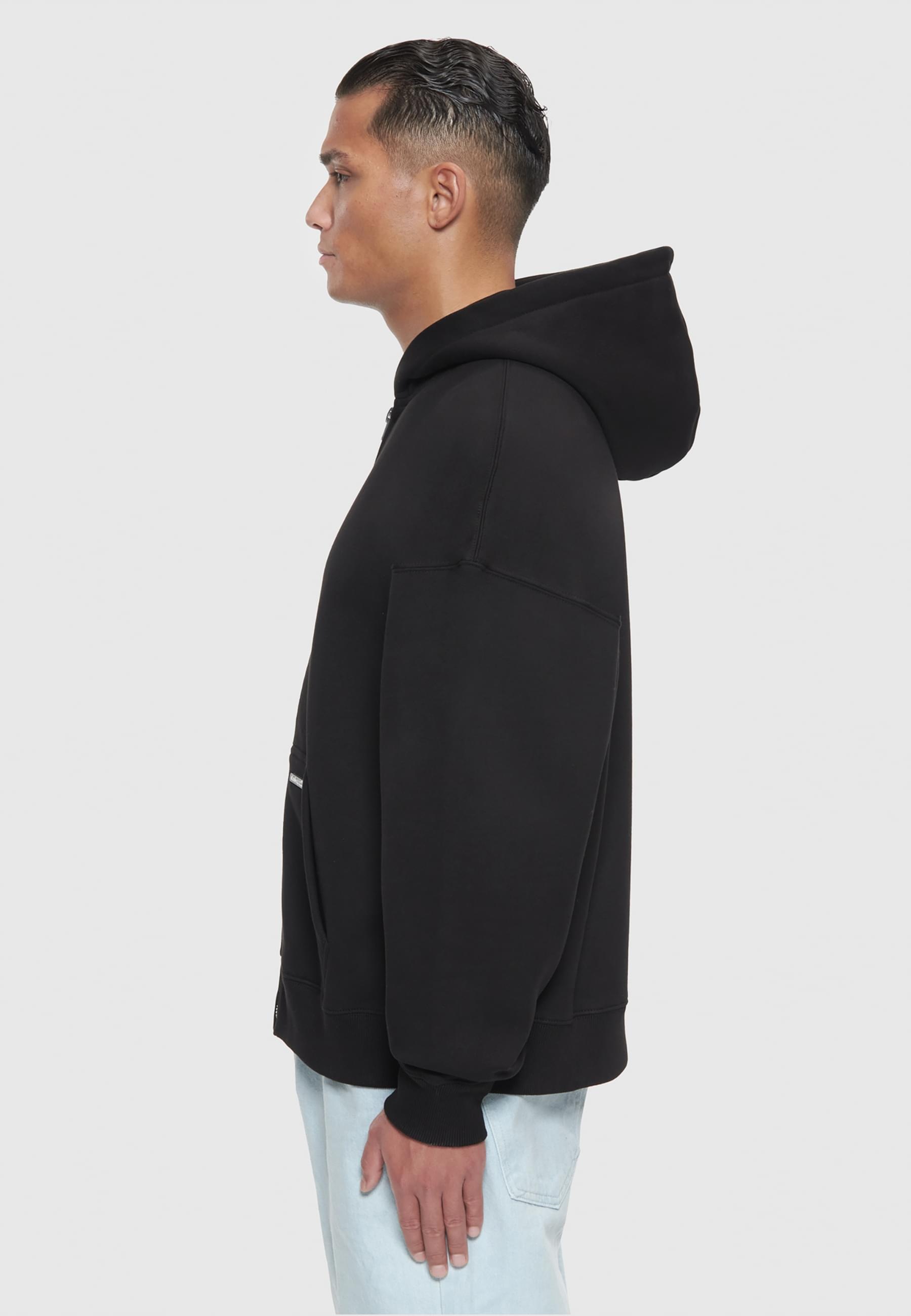 Dropsize Sweatjacke »Dropsize Herren Bazix Republiq Super Heavy Rib Zipper«