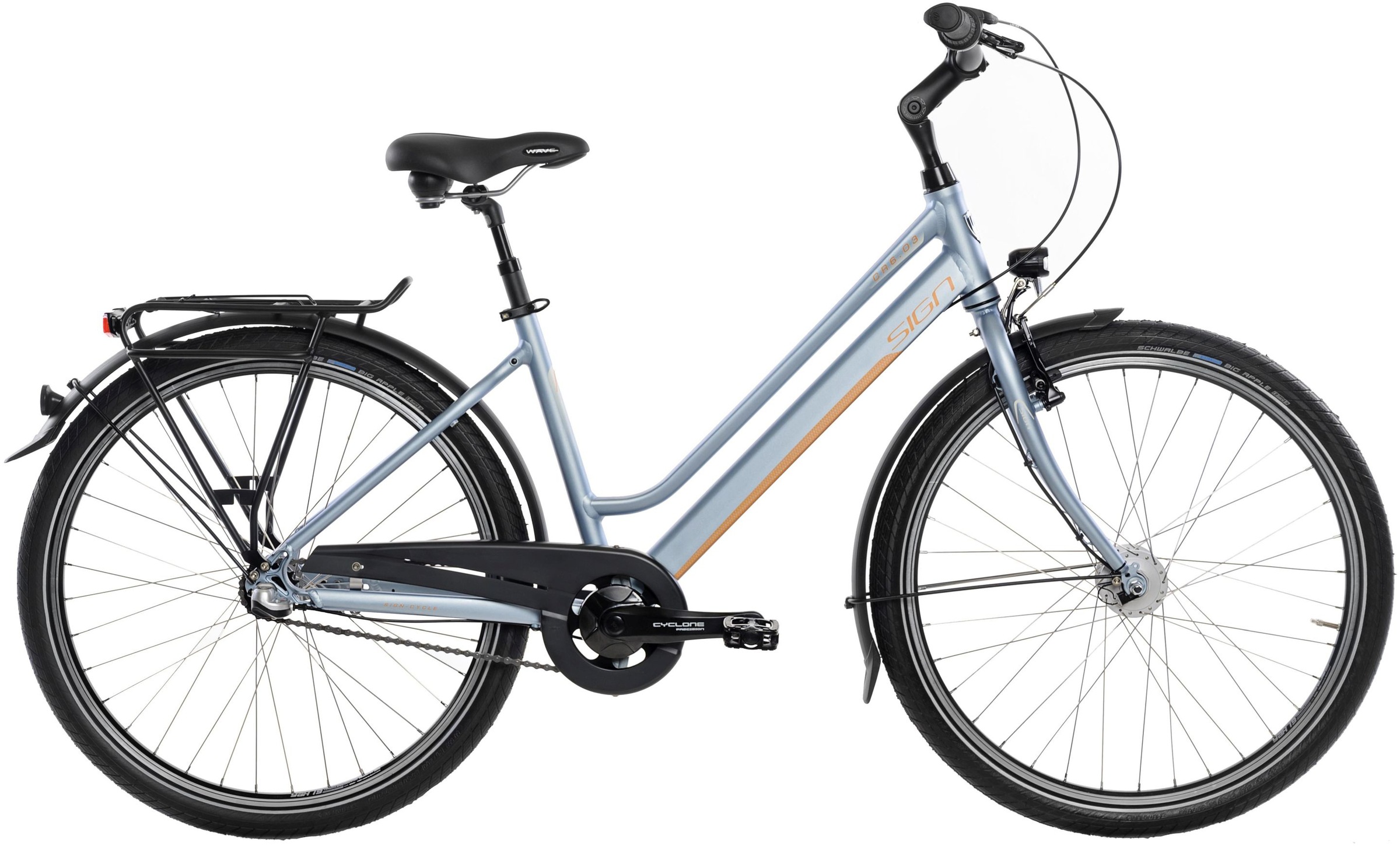 Bild von SIGN Cityrad, 3 Gang, Shimano, NEXUS SG-3C41 Schaltwerk, für Damen und Herren