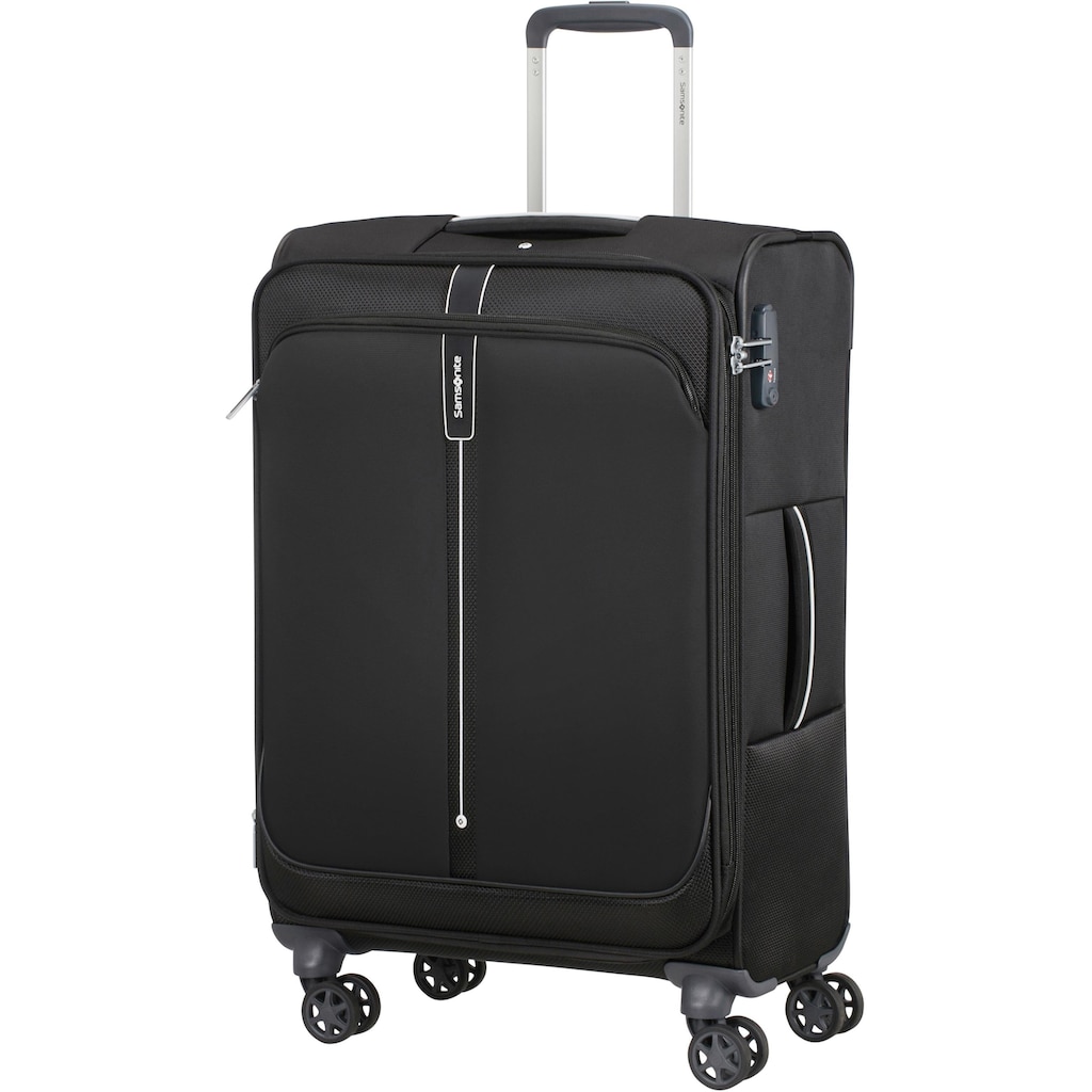 Samsonite Weichgepäck-Trolley »Popsoda, 66 cm«, 4 Rollen, mit Volumenerweiterung