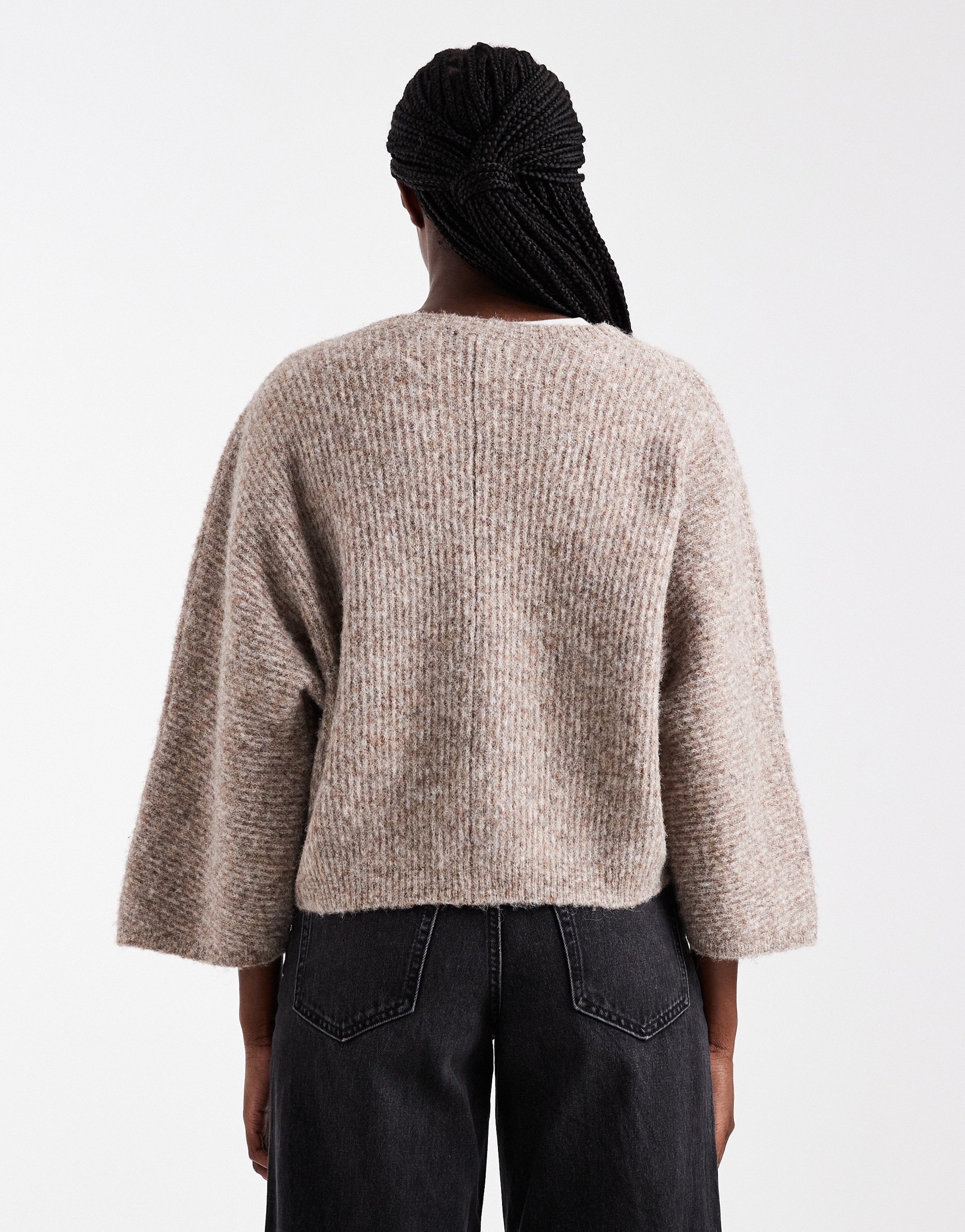 TOPSHOP Strickjacke »TSRENE LS CARDIGAN KNT NOOS« Kunstfaser, regular fit