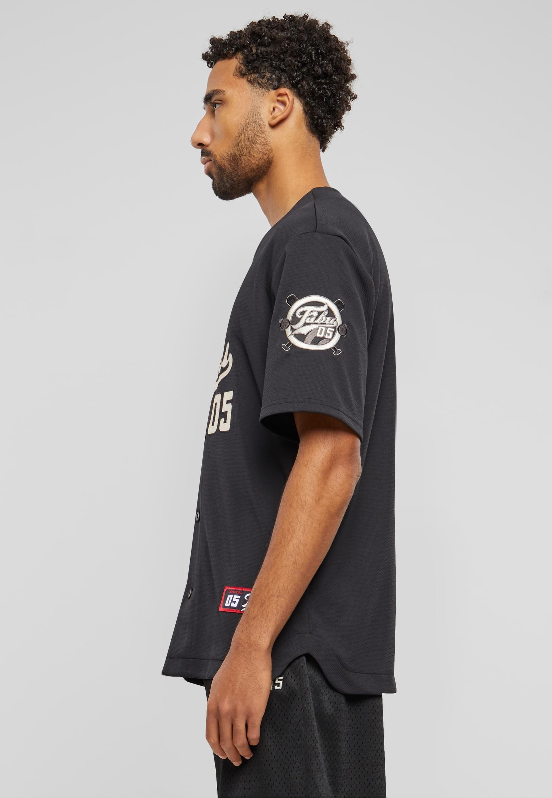 Fubu T-Shirt »Fubu Herren FM241-007-2 Fubu Varsity Baseball Jersey« 1 Stk.