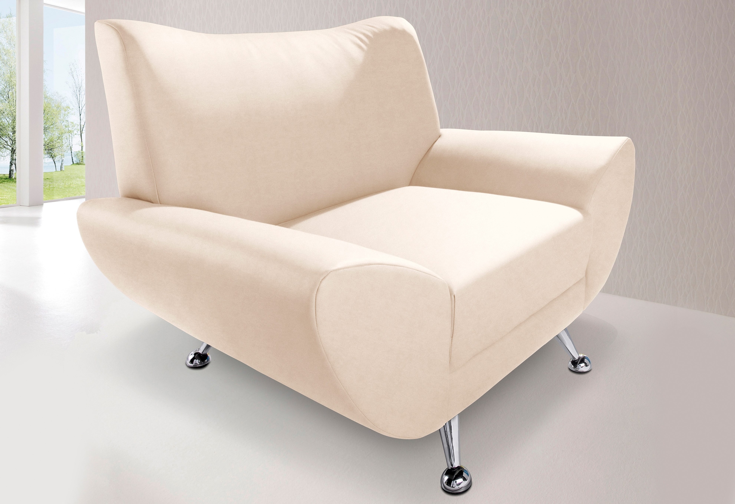 INOSIGN Sessel »Saltare elegant und komfortabel, toller Designfuß« günstig online kaufen