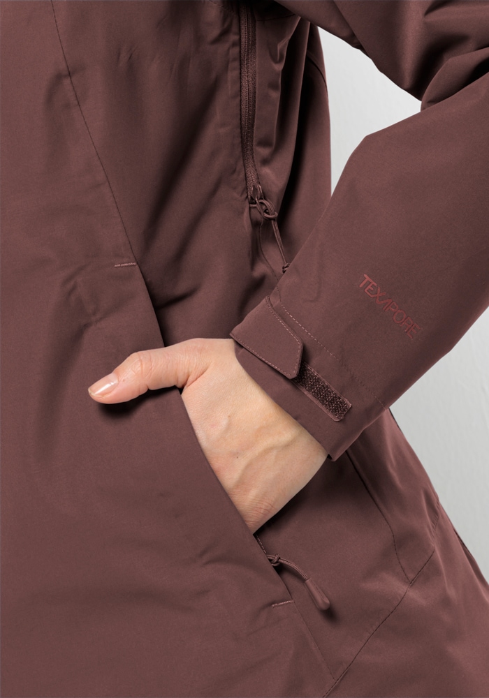 Jack Wolfskin Funktionsjacke »FERNBLICK 2L JKT W«, mit Kapuze