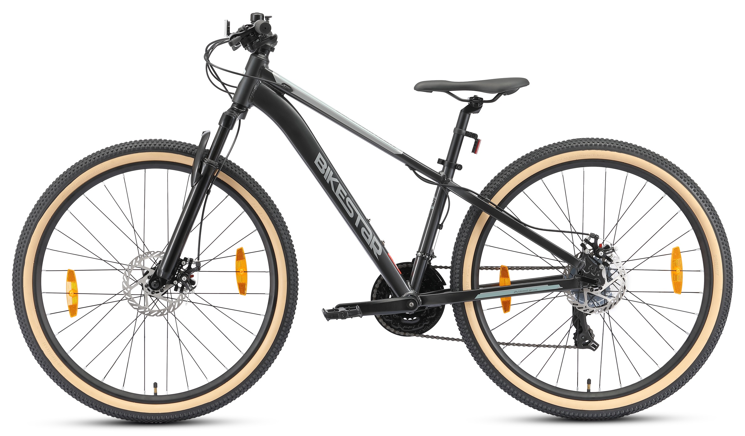 Bikestar Mountainbike 21 Gang Shimano RD-TY300 Schaltwerk Kettenschaltung für Damen und Herren, Kettenschaltung