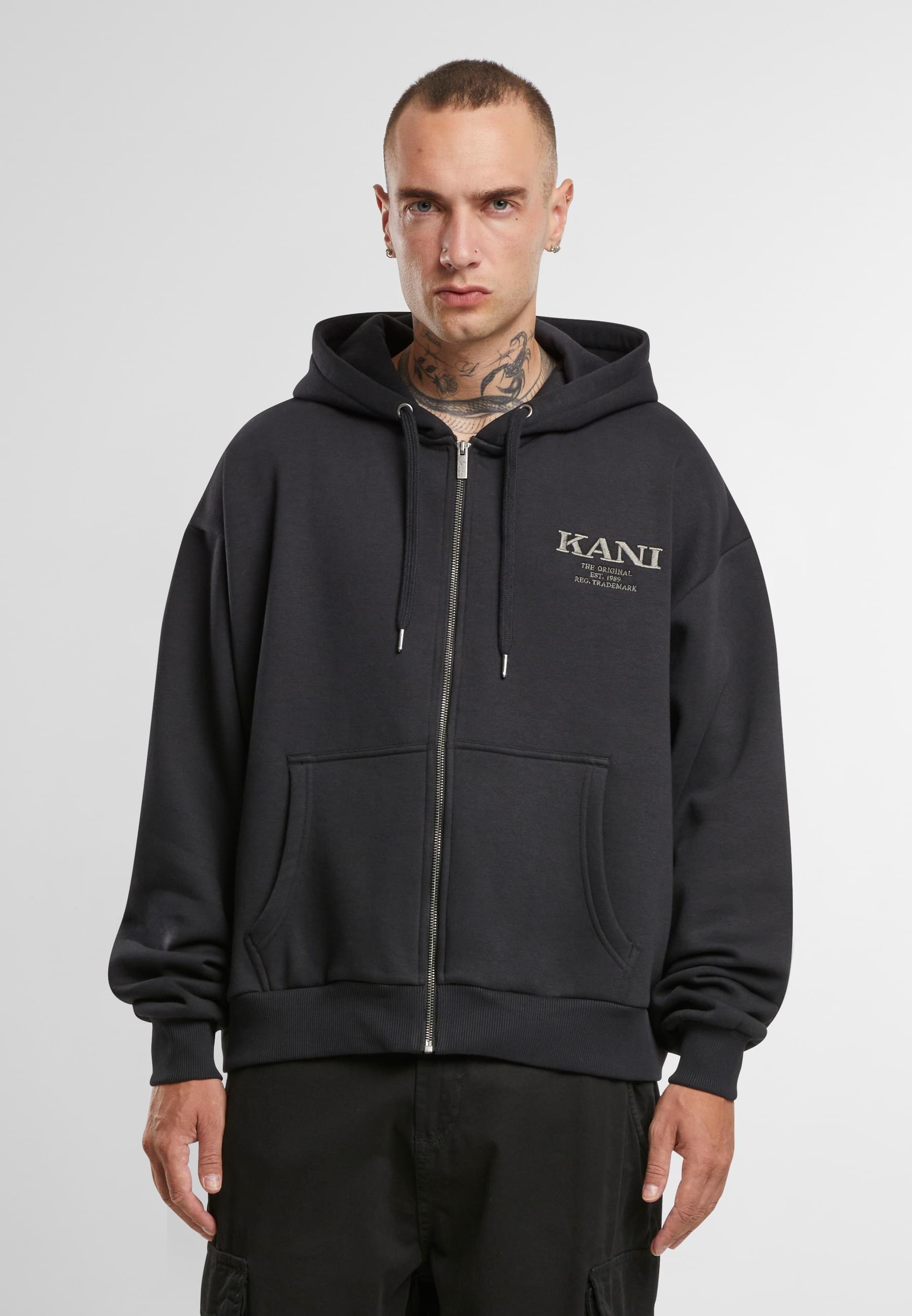 Karl Kani Sweatjacke »Karl Kani Karl Kani Retro Rhinestone Boxy Full Zip Hoodie«