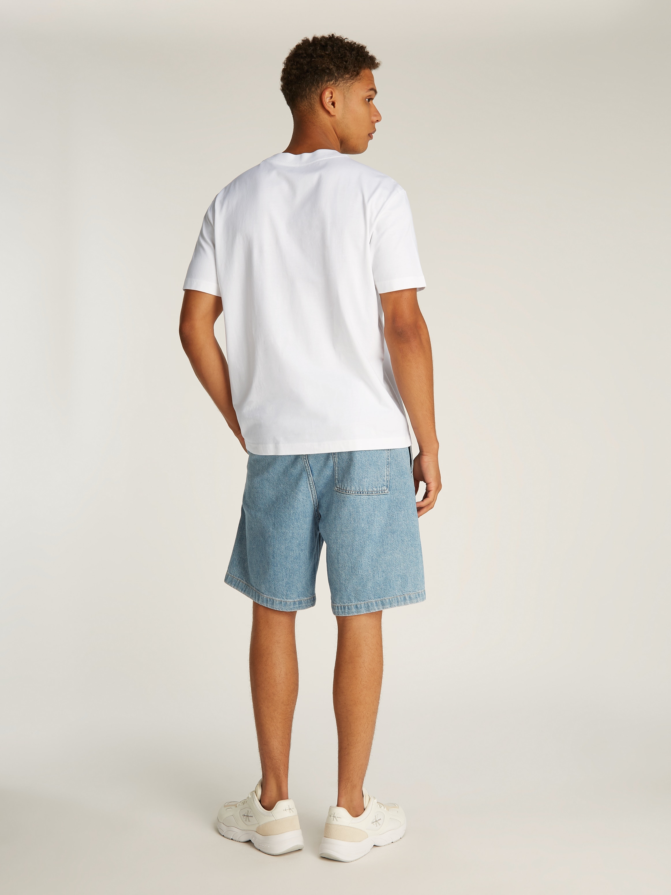 Calvin Klein Jeans T-Shirt »MONOLOGO SHIFT TEE«, mit großem Logodruck