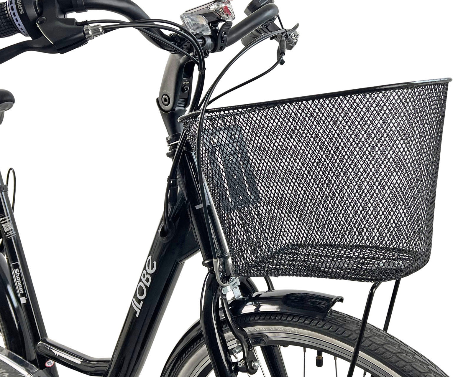 LLobe E-Bike »City E-Bike 26" Shopper schwarz«, Shimano, Tourney, Heckmotor 250 W