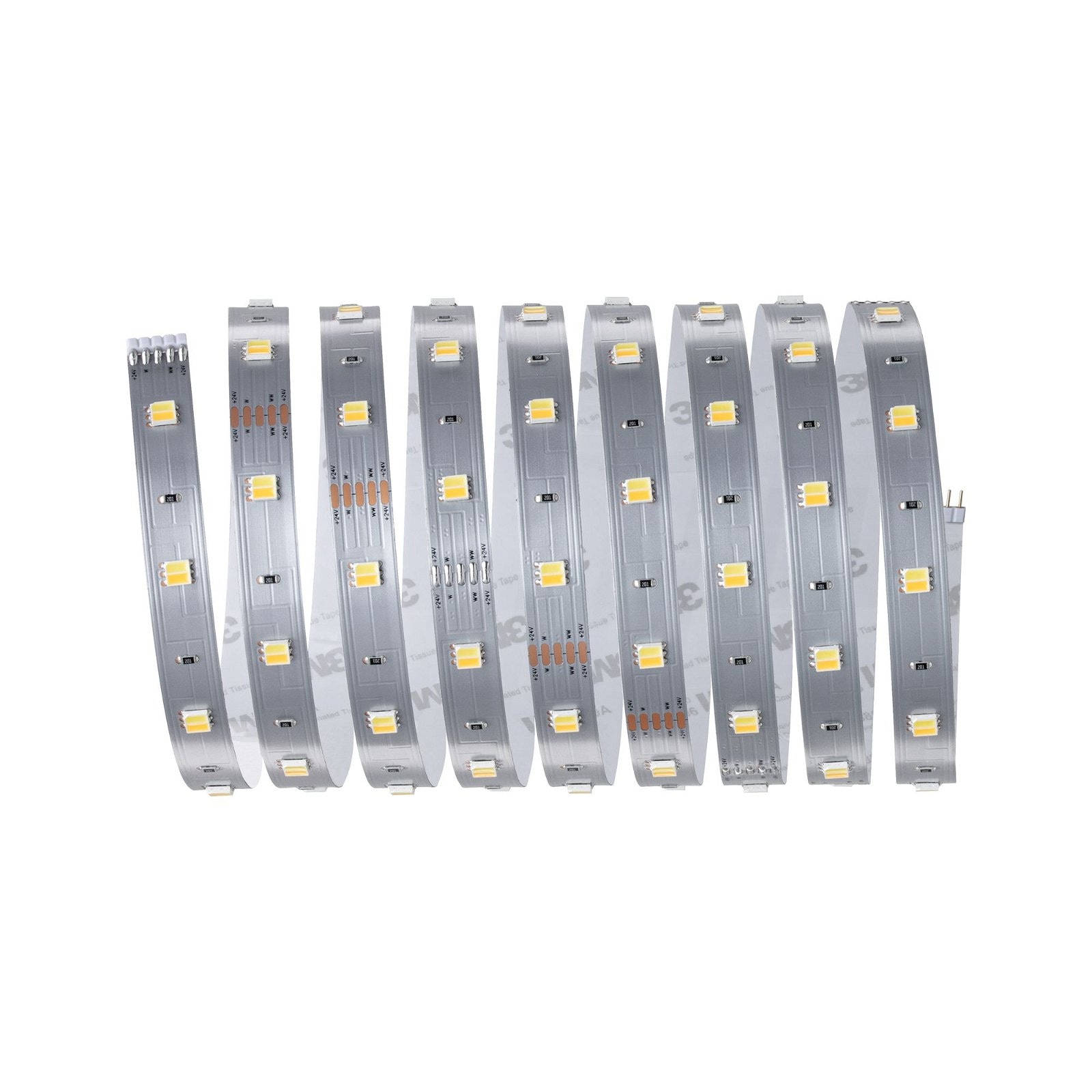 Paulmann LED-Streifen »MaxLED 250 Stripe 2,5m IP20 2700-6500K 9W 24V Silber« 1 Stk.-flammig TunableWhite