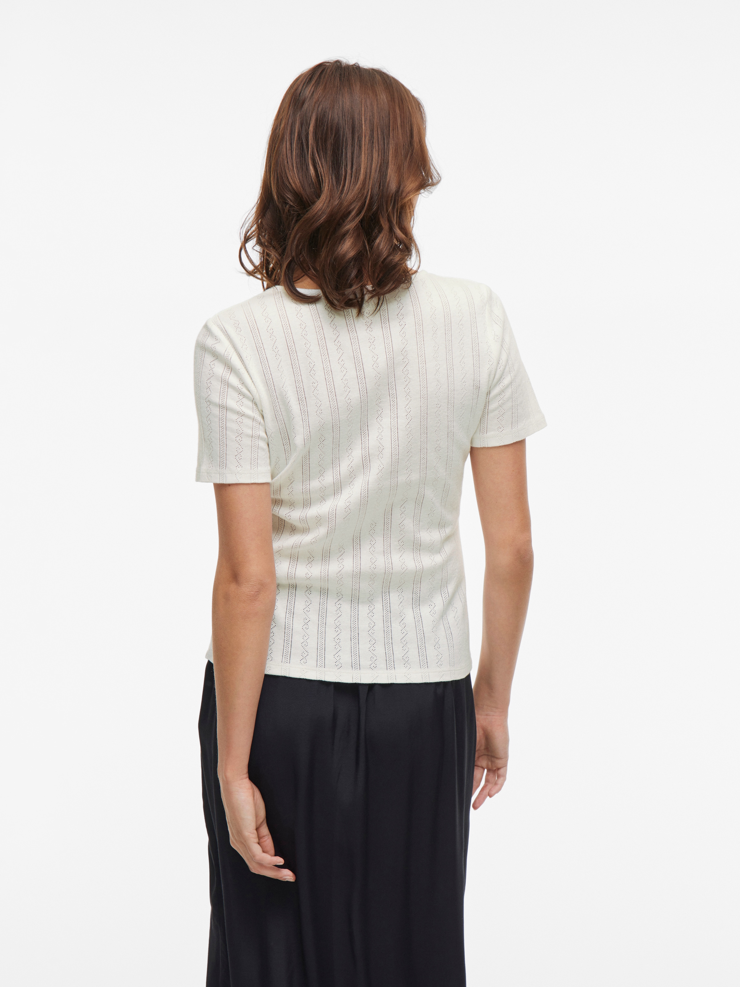 Vila Kurzarmshirt »VIKASSIE S/S POINTELLE TOP - NOOS«